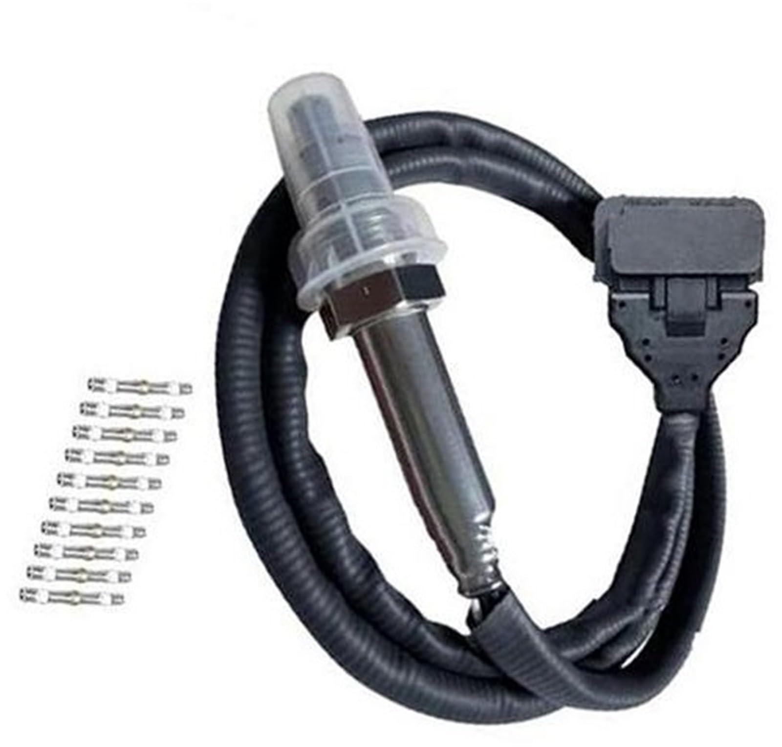 Sauerstoffsensor -Werkzeugkits, BTFWM 5WK96761 4359309 A06G218 Stickstoff-Sauerstoff-Sensor, for Cummins, Motor-LKW-Ersatzteile 24-V-Stickoxid-Sensor(BLACK Probe) von BTFWM