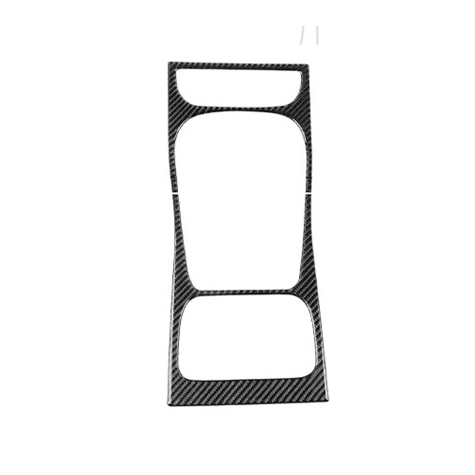 Abdeckung Zentralen Bedienfelds Für Cayenne Für Sport Für SUV 2003-2010 Carbon Fiber Center Gangschaltung Aschenbecher Panel Auto Innen Zubehör Dekorative Aufkleber Mittelkonsole Panel(2 Black) von BTHMGBAE