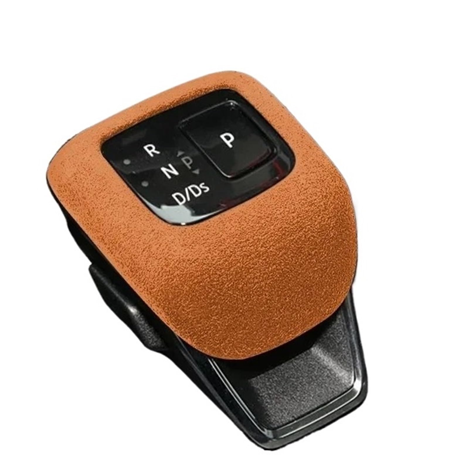 Abdeckung Zentralen Bedienfelds Für Nissan Für X-Trail 2021 2022 2023 Zubehör Leder Auto Schaltknauf Abdeckung Wildleder Getriebe Kappe Schutzmatte Mittelkonsole Panel(Orange) von BTHMGBAE