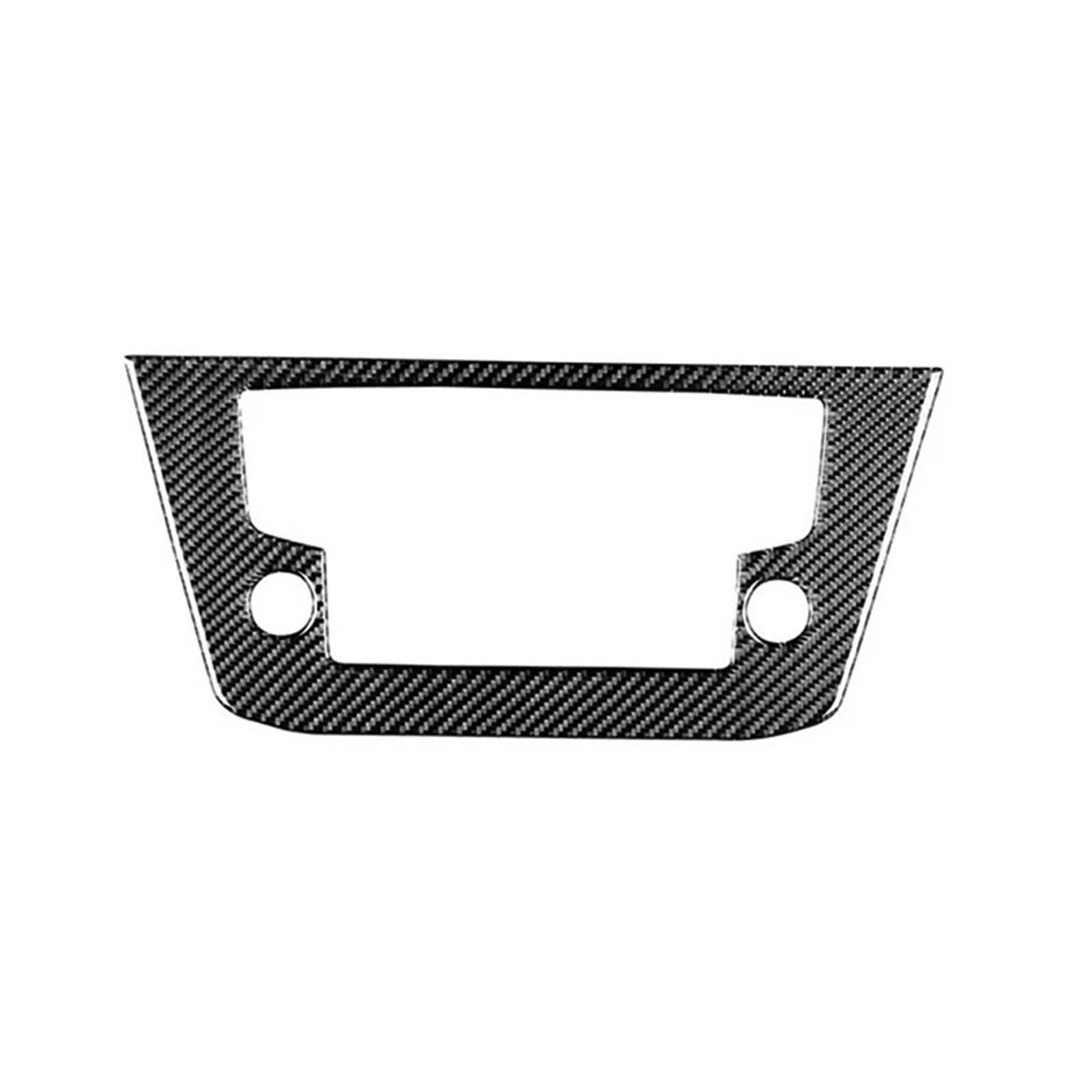 Abdeckung Zentralen Bedienfelds Für VW Für Tiguan Für L 2017-2020 Carbon Fiber Zubehör Auto Getriebe Shift Panel AC Schalter Scheinwerfer Rahmen Trim Mittelkonsole Panel(Navigation Pane A) von BTHMGBAE