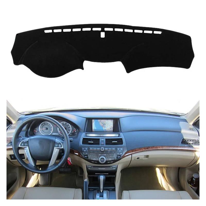 Auto-Armaturenbrett-Abdeckung Für Accord Für Inspire 2008-2012 Dashboard Cover Schützende Pad Matte Dashmat Sonnenblende Teppich Styling Auto Zubehör(Left Hand Drive) von BTHMGBAE