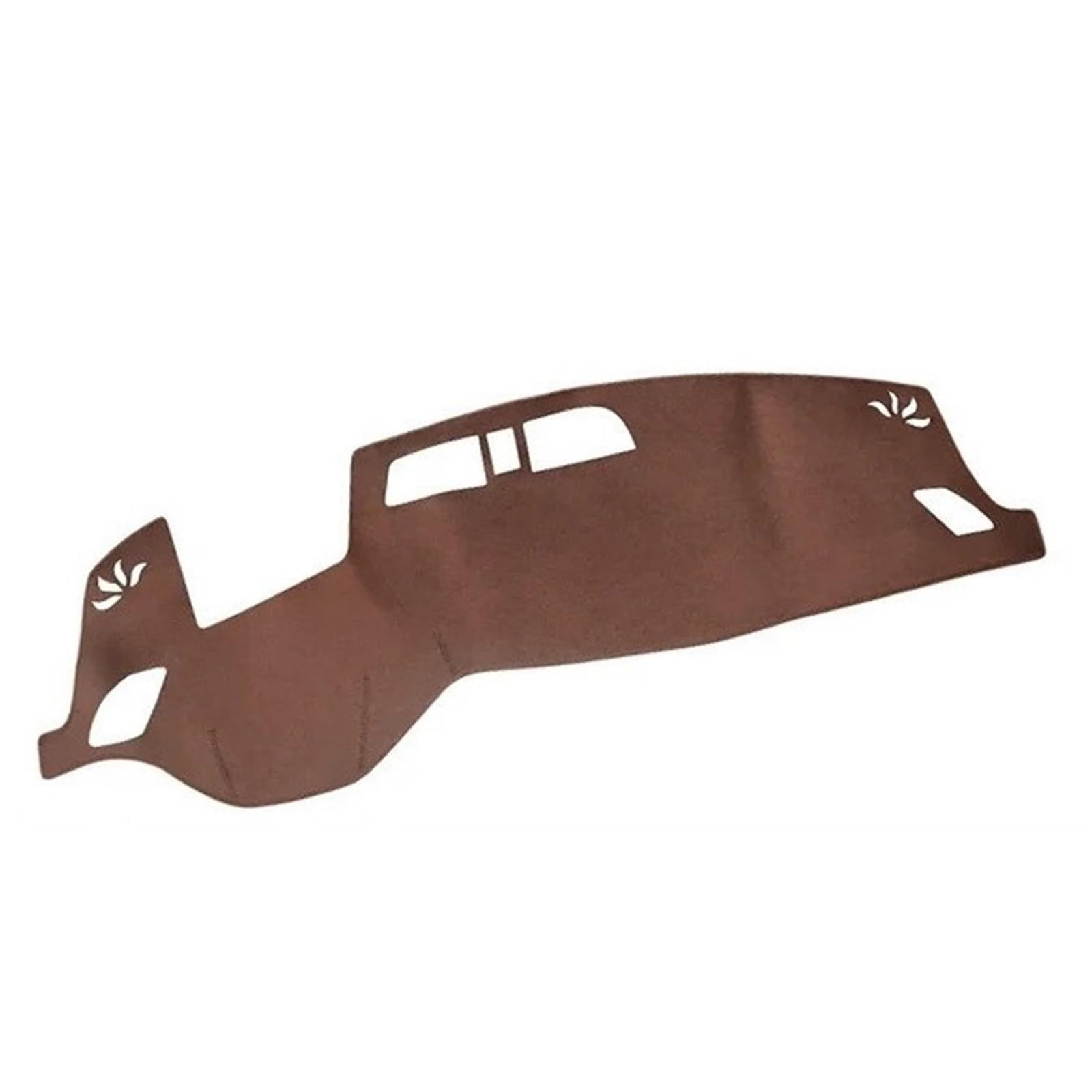 Auto-Armaturenbrett-Abdeckung Für Mitsubishi Für Outlander IV 4 MK4 2022 2023 2024 Auto Dashboard Abdeckung Dash Matte Sonnenschutz Nicht-Slip Pad Innen Zubehör(B Style Brown) von BTHMGBAE