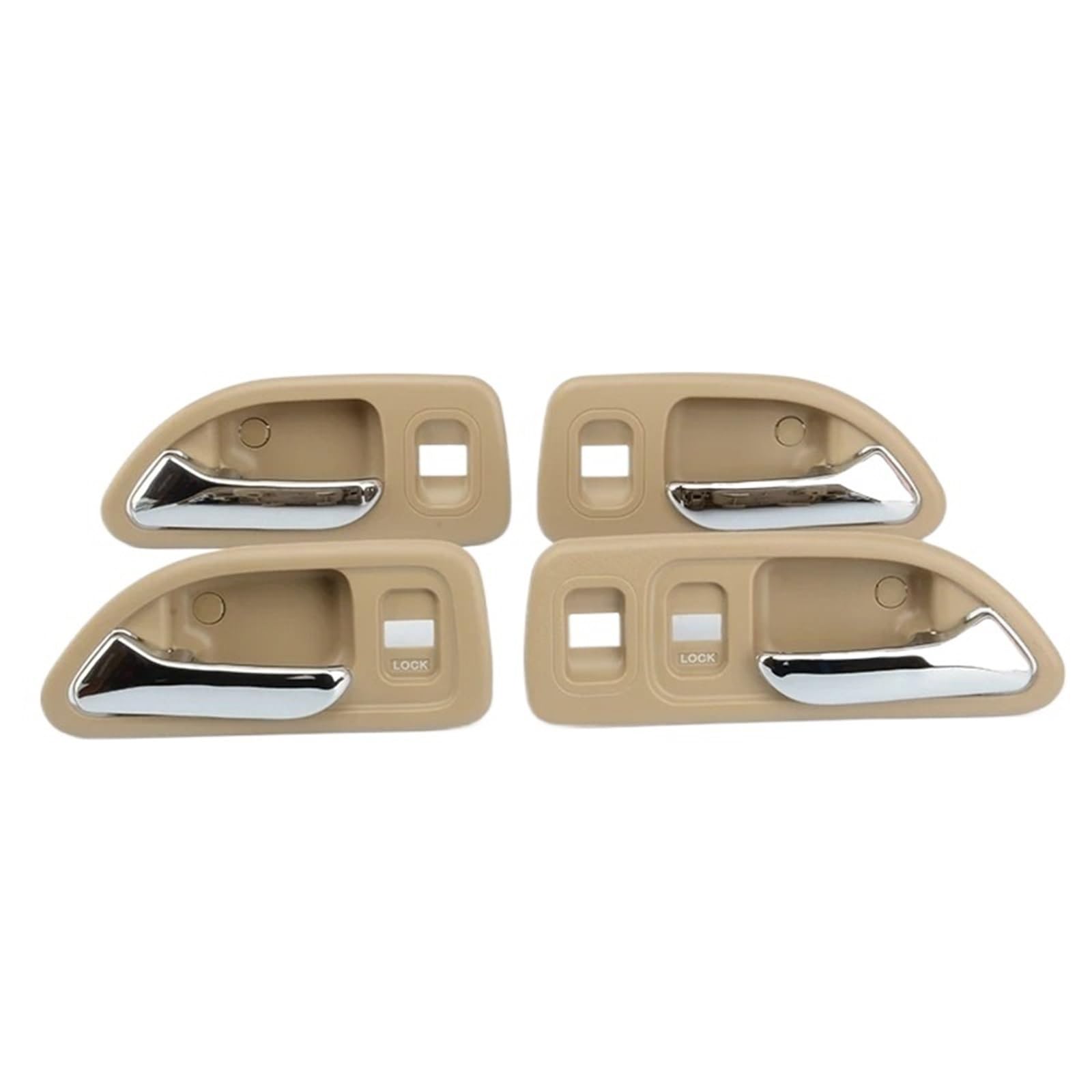 Auto Innentürgriffe Für Accord 1994 1995 1996 1997 Chroming Auto Innentürgriff Innentürgriff Schwarz Grau Braun Farbe Innen Türgriff Auto(4PCS(Beige)) von BTHMGBAE