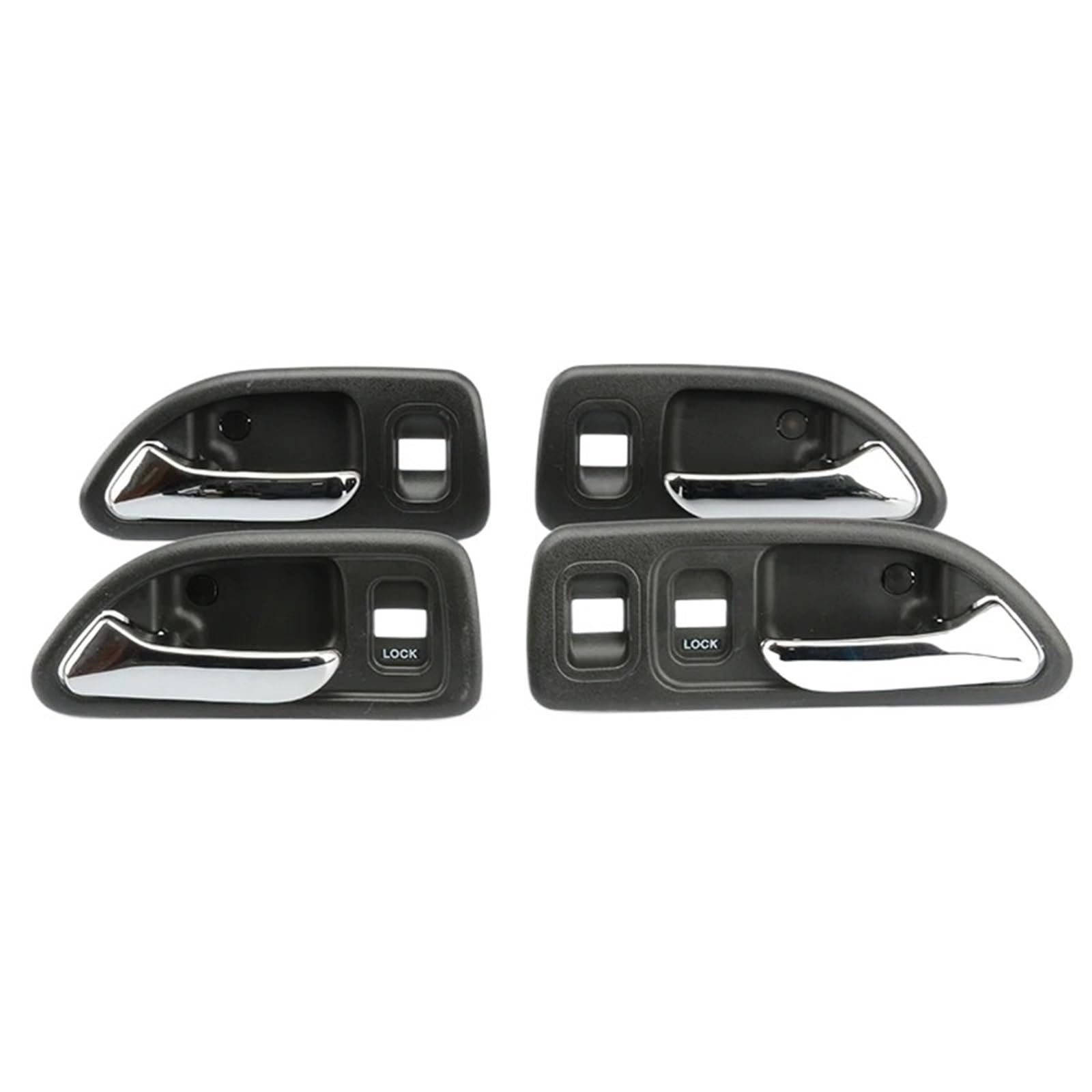 Auto Innentürgriffe Für Accord 1994 1995 1996 1997 Chroming Auto Innentürgriff Innentürgriff Schwarz Grau Braun Farbe Innen Türgriff Auto(4PCS(Black)) von BTHMGBAE