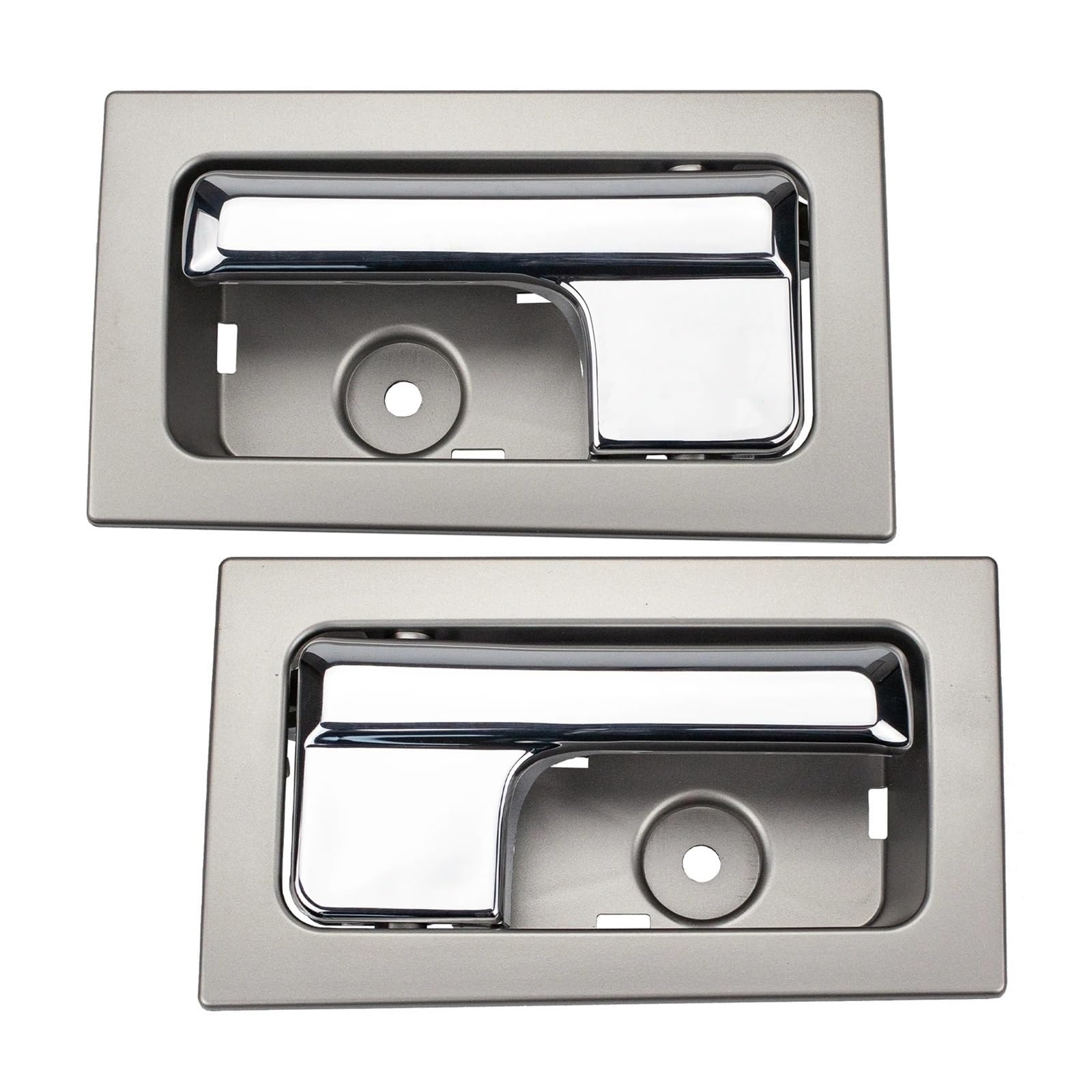 Auto Innentürgriffe Für Ford Für F 150 2009 Innentürgriff Links & Rechts AL3Z-1522601-BC FL AL3Z-1522600-BC Innen Türgriff Auto(1 Pair Silver Grey) von BTHMGBAE