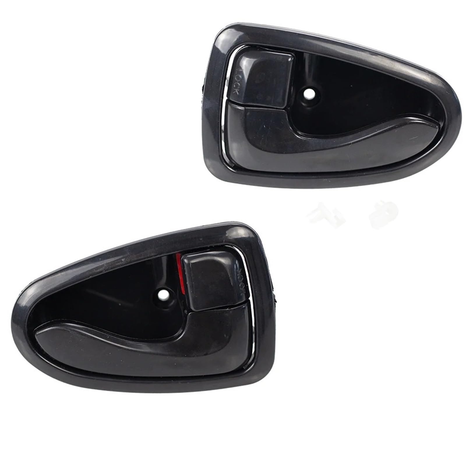 Auto Innentürgriffe Für Hyundai Für Accent Für Verna 2000-2006 Auto Innentürgriff Schwarz Chrom Innentürgriff 8262025000 Innen Türgriff Auto(1 Pair Black) von BTHMGBAE