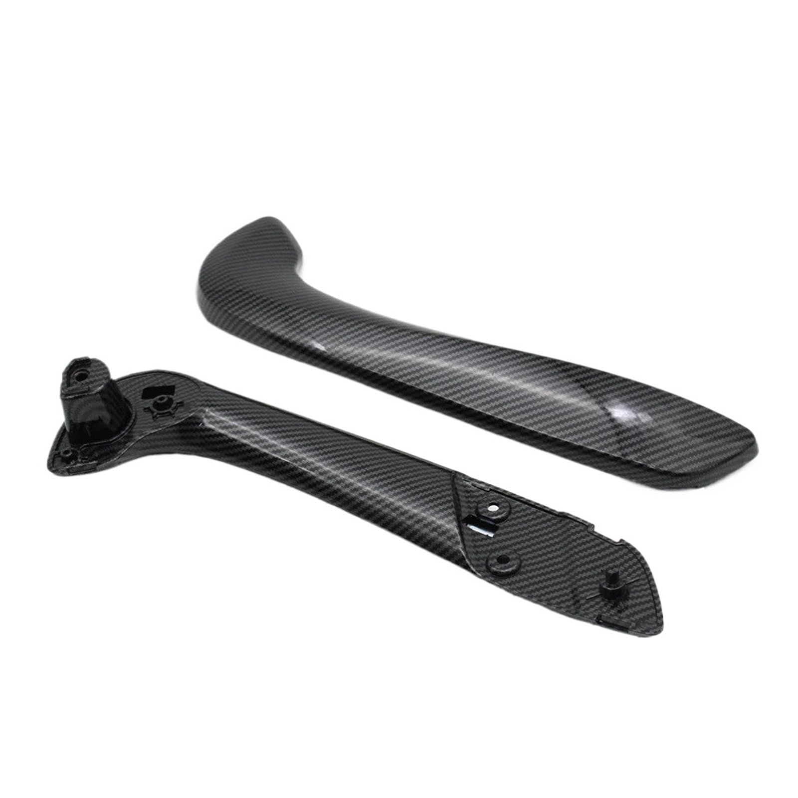 Auto Innentürgriffe Für Megane 3 2008-2016 2PCS Auto Vorne Links Rechts Innen Tür Griff Greif Kit 809540001R 809600007R Innen Türgriff Auto(Carbon Right) von BTHMGBAE