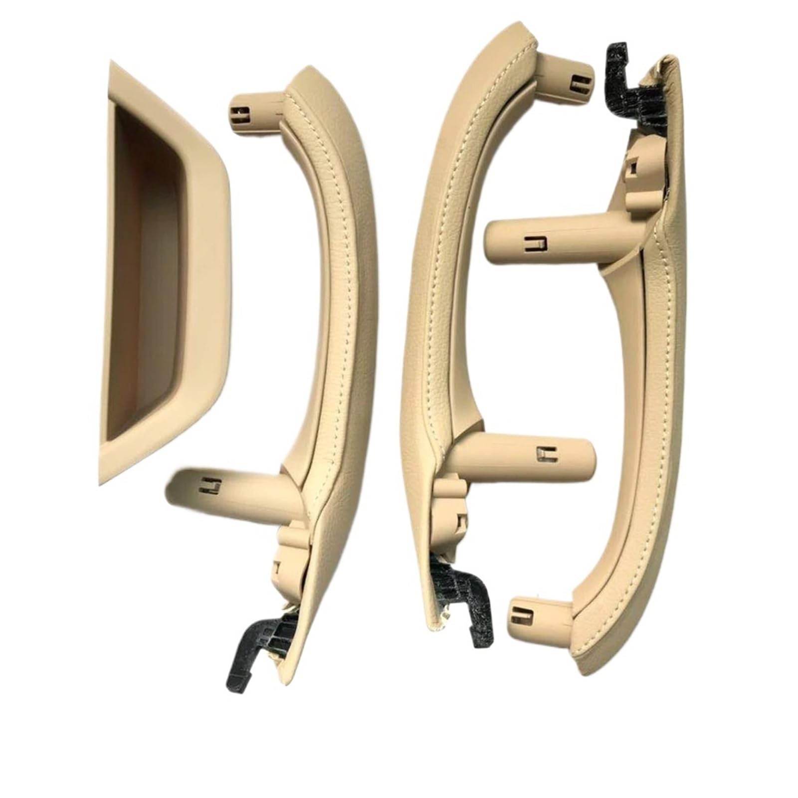 Auto Innentürgriffe Für X3 Für X4 Für F25 Für F26 2010-2016 Links Rechts Fahrer Auto Innen Tür Pull Griff Leder Abdeckung Set Ersatz Innen Türgriff Auto(LHD Set Beige) von BTHMGBAE