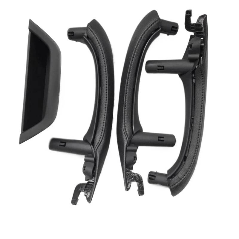 Auto Innentürgriffe Für X3 Für X4 Für F25 Für F26 2010-2016 Links Rechts Fahrer Auto Innen Tür Pull Griff Leder Abdeckung Set Ersatz Innen Türgriff Auto(LHD Set Black) von BTHMGBAE