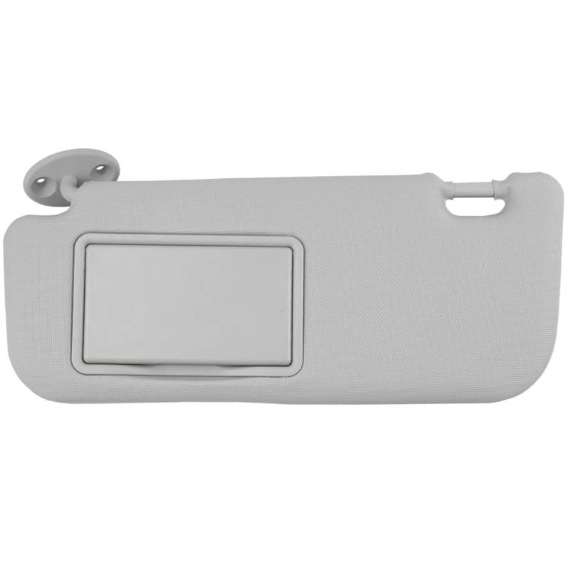 Auto-Sonnenblende Für Toyota Für Corolla 2014 2015 2016 2017 1 Pcs Auto Sonnenblende Panel Mit Make-Up Spiegel Links Rechts Beige Grau 74320-02B21 Auto Innen Sonnenblende(Grey Left) von BTHMGBAE