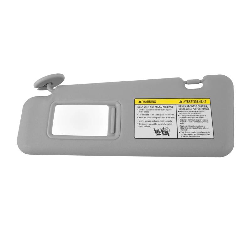 Auto-Sonnenblende Für Toyota Für Highlander 2008-2013 Auto-Sonnenblende Mit Kosmetikspiegel-Abdeckplatte Die Sonnenlicht Blockiert 74320-48500-B0 Auto Innen Sonnenblende(Gray Left Side) von BTHMGBAE