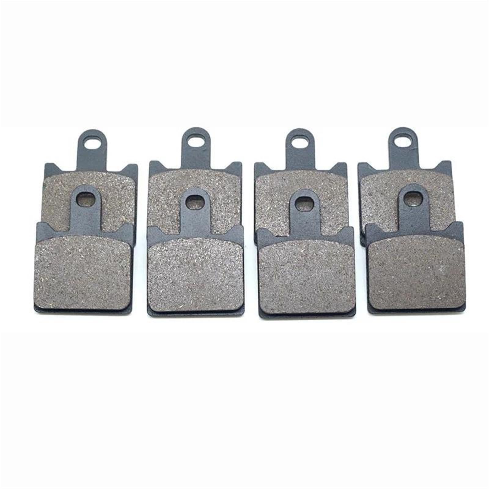 Bremsbeläge Vorne Motorrad Bremsbeläge Für KAWASAKI Für Z1000 2007 2008 2009 ABS Motorrad Vorne Und Hinten Bremsbeläge Kit Set Disc(4 Front Brake Pads) von BTHMGBAE