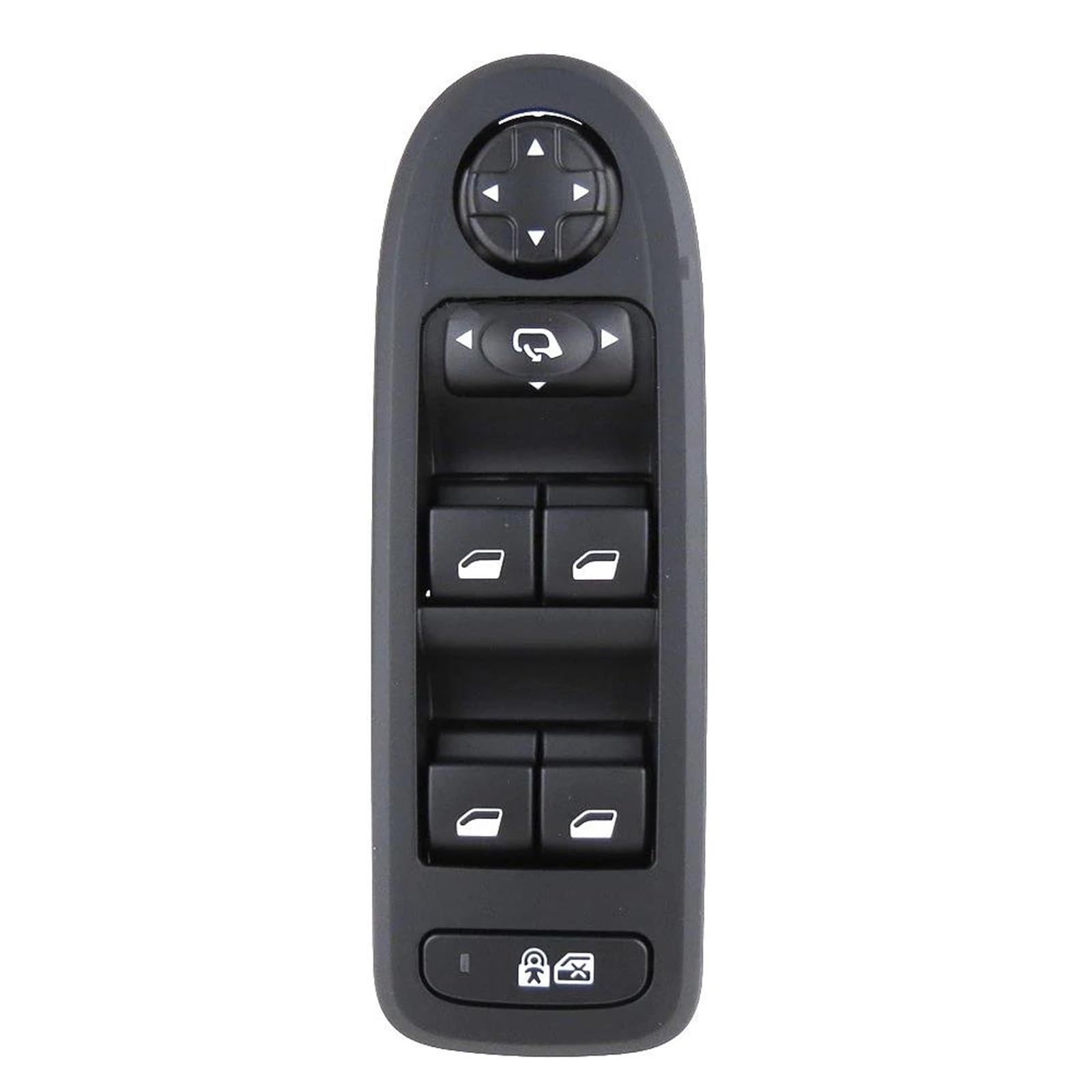 Fenster Schalter Knopf Für Peugeot 508 2011-2018 Power Fenster Control Schalter Regler Taste 98053458ZE 96659465ZD Fensterheber Schalter Elektrischer(Black with Folding) von BTHMGBAE