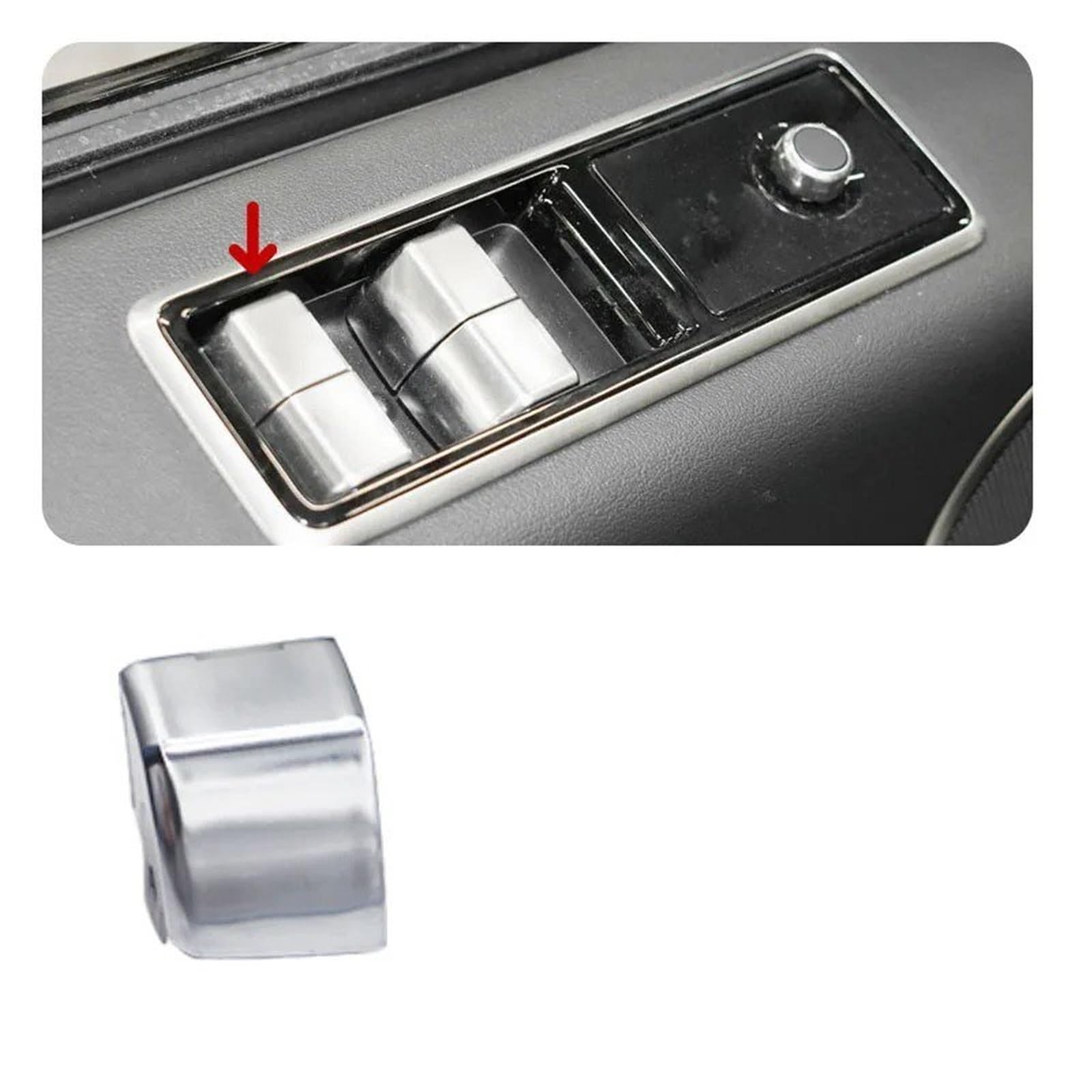 Fensterschalter Tasten Für Range Für Rover Für Sport Auto Fensterheber Schalter Reparatur Tasten Kappen Auto Tür Fenster Glas Lift Control Schalter LR123006 Fenster-Schalter Taste(No.3) von BTHMGBAE