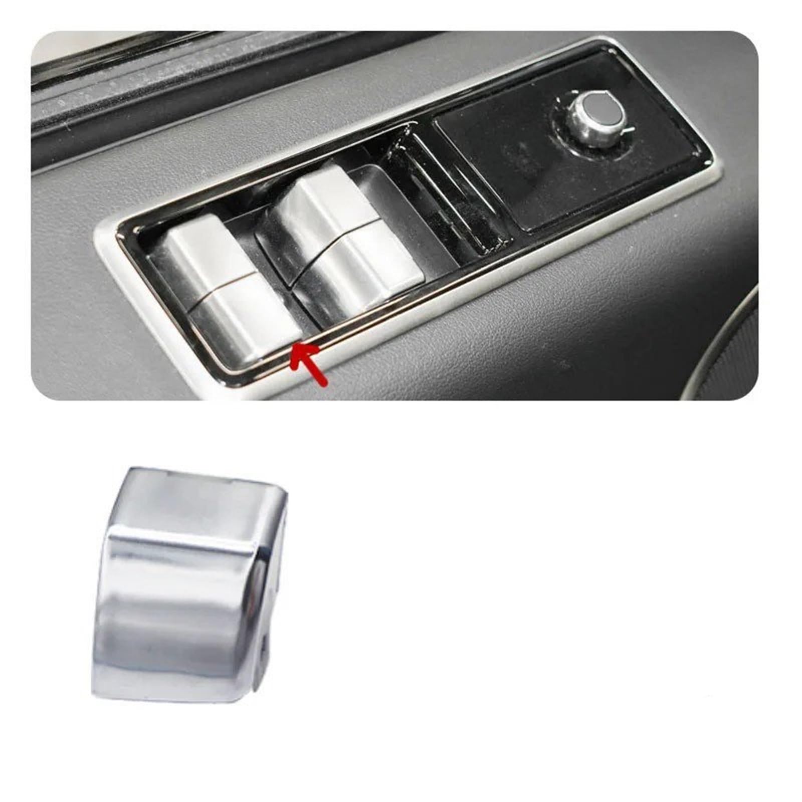 Fensterschalter Tasten Für Range Für Rover Für Sport Auto Fensterheber Schalter Reparatur Tasten Kappen Auto Tür Fenster Glas Lift Control Schalter LR123006 Fenster-Schalter Taste(No.4) von BTHMGBAE