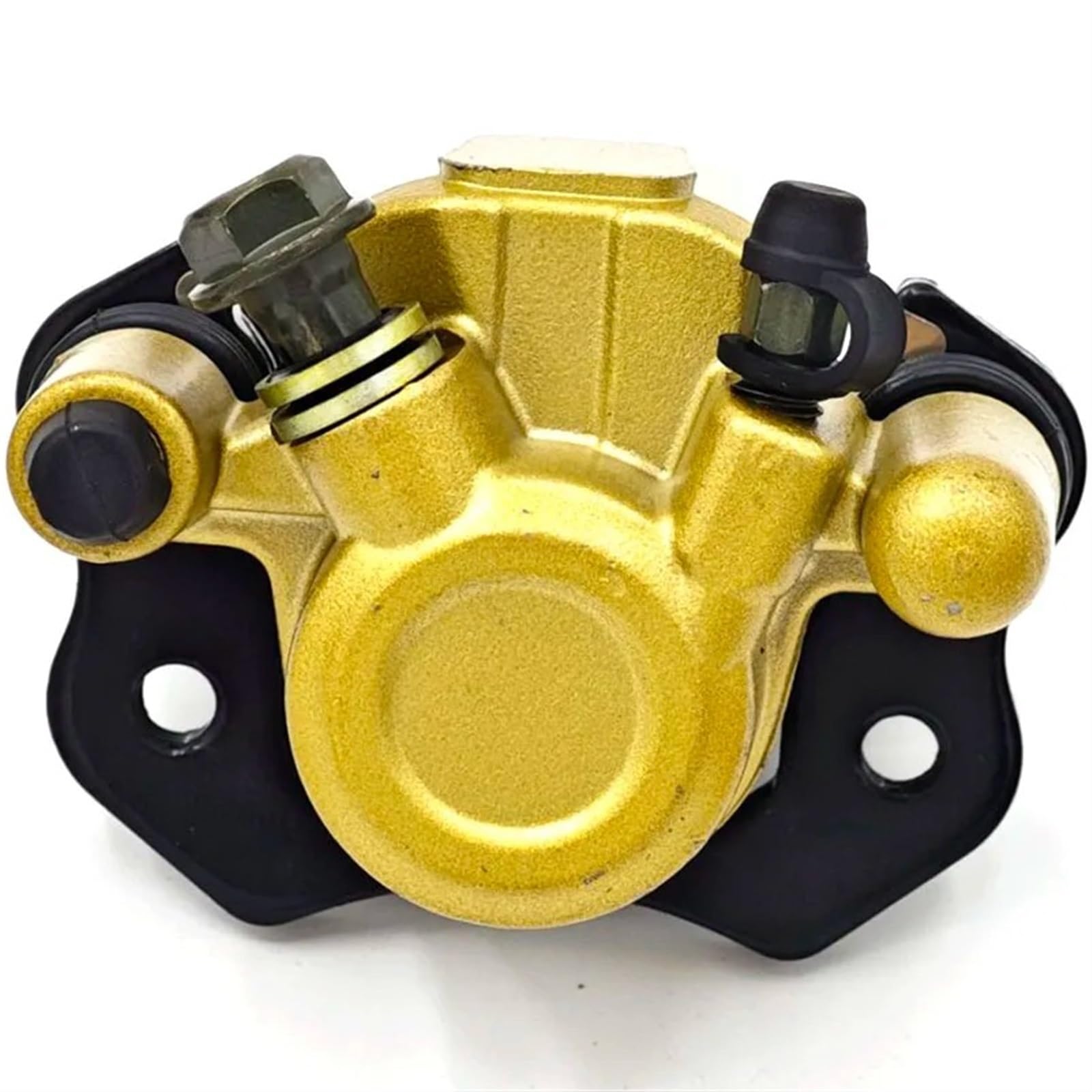 Feststellbremse Für 50 70 90 110 125 150cc Für ATV Buggy Quad Master Zylinder Bremssattel Vorne Hinten Universal Disc Bremssättel Clamp Unteren Pumpe Handbremse Feststellbremse(Left Yellow) von BTHMGBAE