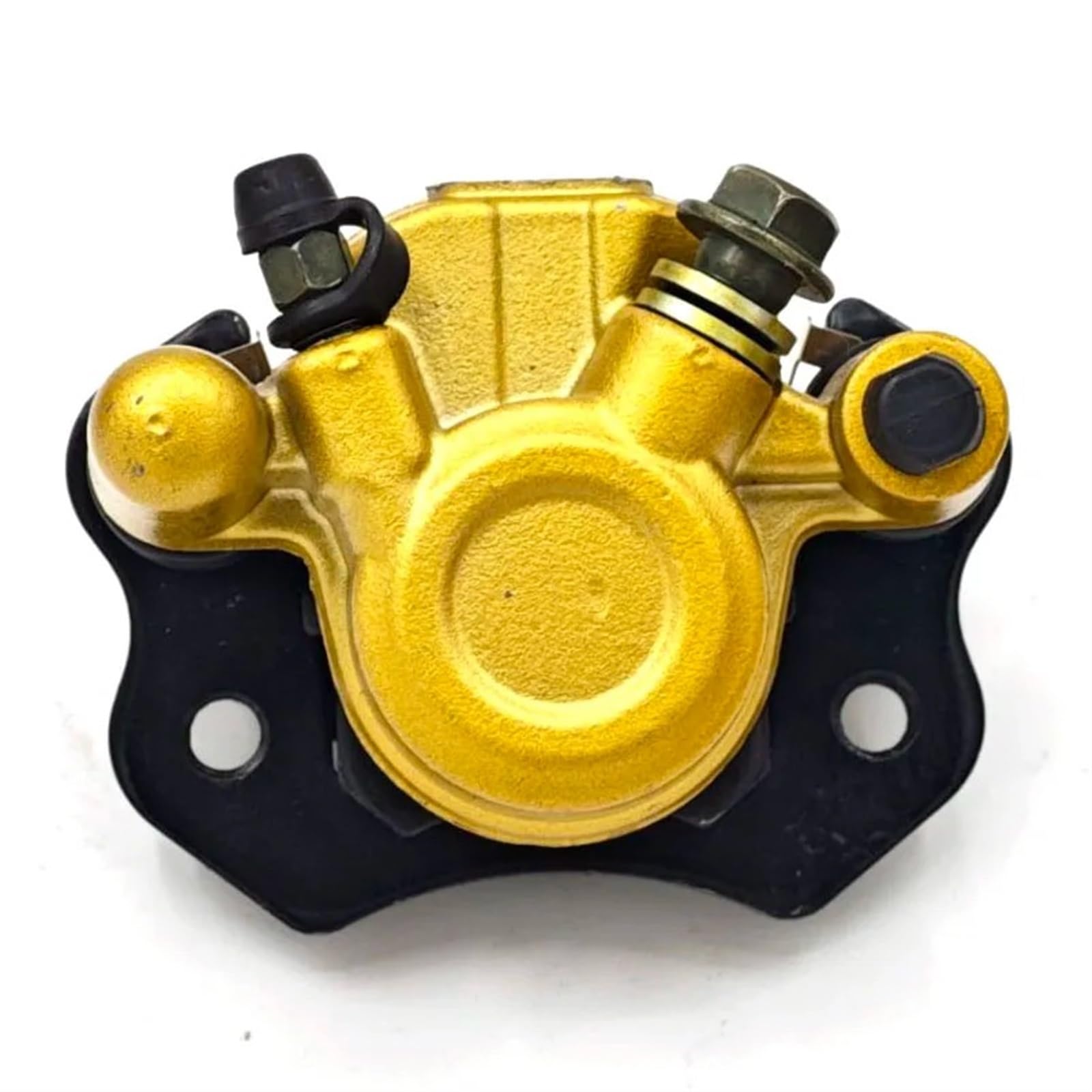 Feststellbremse Für 50 70 90 110 125 150cc Für ATV Buggy Quad Master Zylinder Bremssattel Vorne Hinten Universal Disc Bremssättel Clamp Unteren Pumpe Handbremse Feststellbremse(Right Yellow) von BTHMGBAE