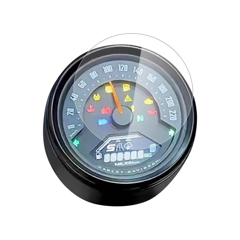 Für Nightster 975 RH975 RH 975 2022-2024 79mm Tacho Scratch Cluster Schutz Bildschirm Film Protector Kompatibel Mit Motorrad Displayschutzfolie(1pcs) von BTHMGBAE