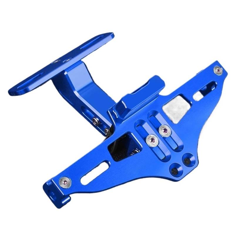 Für Trident 660 Für Trident660 2021 2022 2023 2024 Motorrad Zubehör Kennzeichen Halter Halterung Schwanz Ordentlich Fender Eliminator Motorrad Kennzeichenträger(Blue) von BTHMGBAE