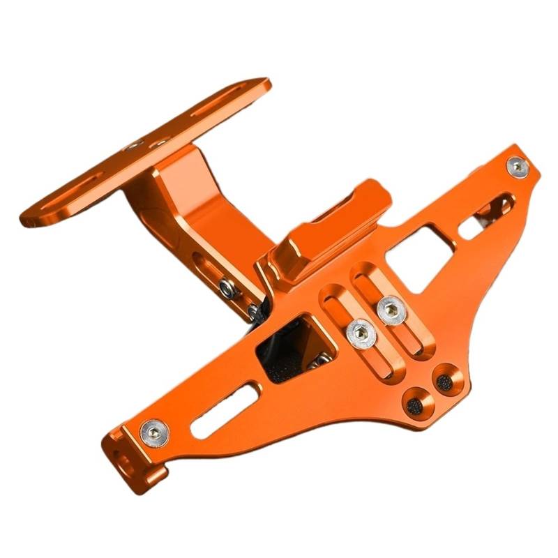 Für Trident 660 Für Trident660 2021 2022 2023 2024 Motorrad Zubehör Kennzeichen Halter Halterung Schwanz Ordentlich Fender Eliminator Motorrad Kennzeichenträger(Orange) von BTHMGBAE