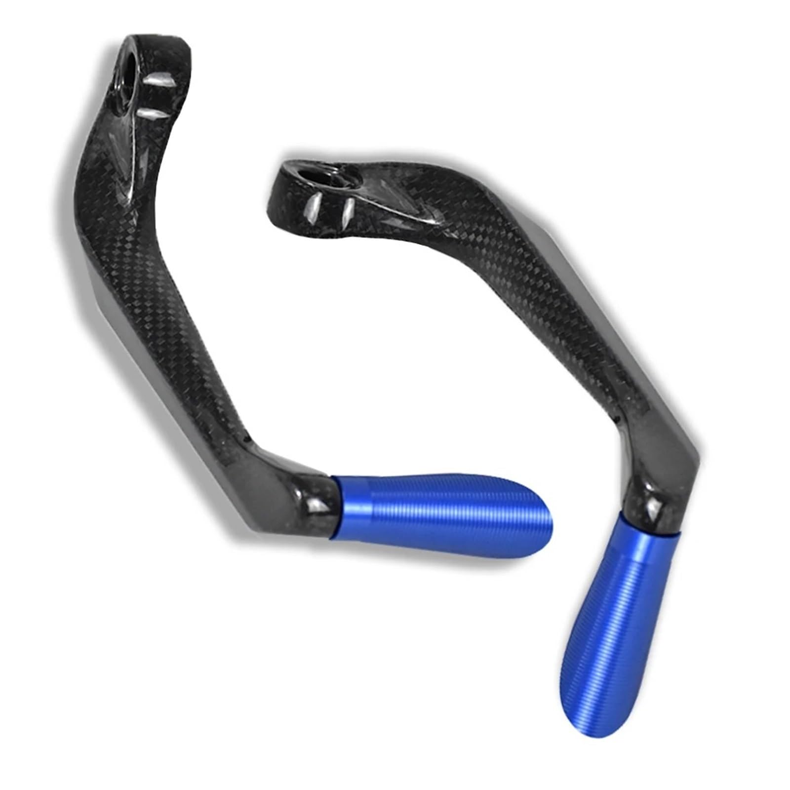 Motorrad Handschützer Für TMAX530 Für TMAX560 2012-2023 Motorradzubehör Carbon Fiber Bogenschutz Bremskupplung Handschutz Schutz Lenkerschützer Handschutz(Blue) von BTHMGBAE