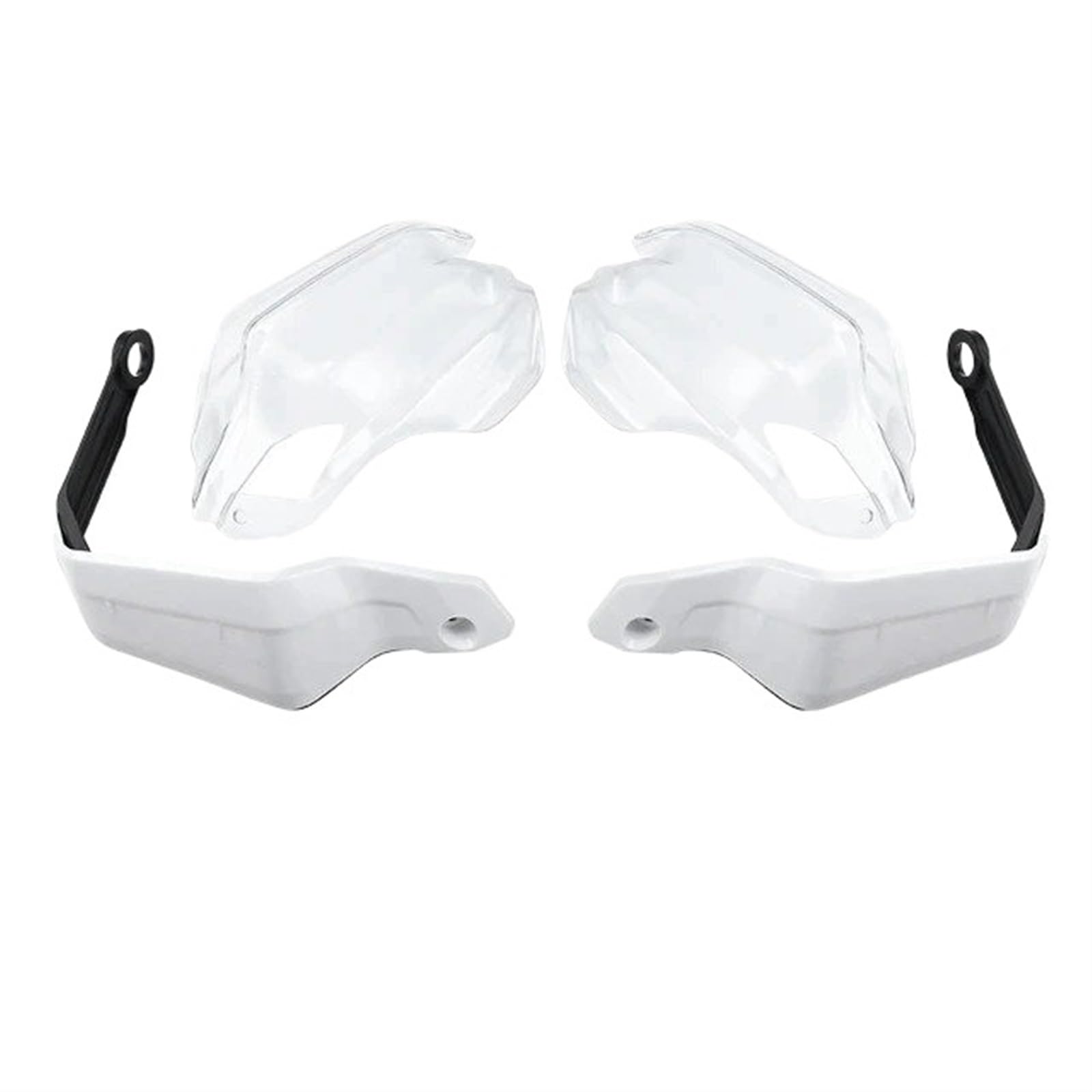 Motorrad Handschützer Für Transalp XL 750 XL750 2023-2024 Motorrad Handprotektor Extensions Zubehör Handschutz Deflektoren Windschutzscheibe Stück Lenkerschützer Handschutz(Set A - White TP) von BTHMGBAE