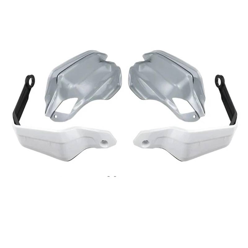 Motorrad Handschützer Für XL 750 Für TRANSALP XL750 XL750 Für TRANSALP Handprotektoren Extensions Knöchel Schutz Zubehör Motorrad Handprotektoren Extensions Lenkerschützer Handschutz(Set A - White Gre von BTHMGBAE