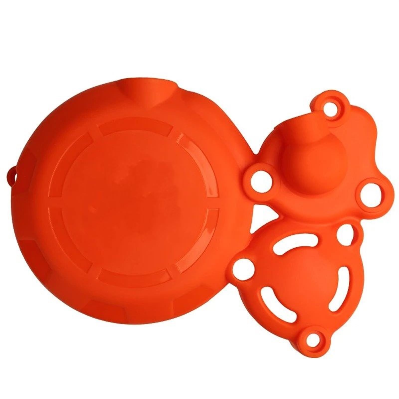 Motorrad Motordeckel Für Bosuer Für BSE Für M6 J1 Für X6 Für ZongShen 300cc Für CBS300 Motorrad Magnetmotorkupplung Treiber Kettenrad Motorschutzabdeckung Motor Abdeckung(Orange Clutch Cover) von BTHMGBAE