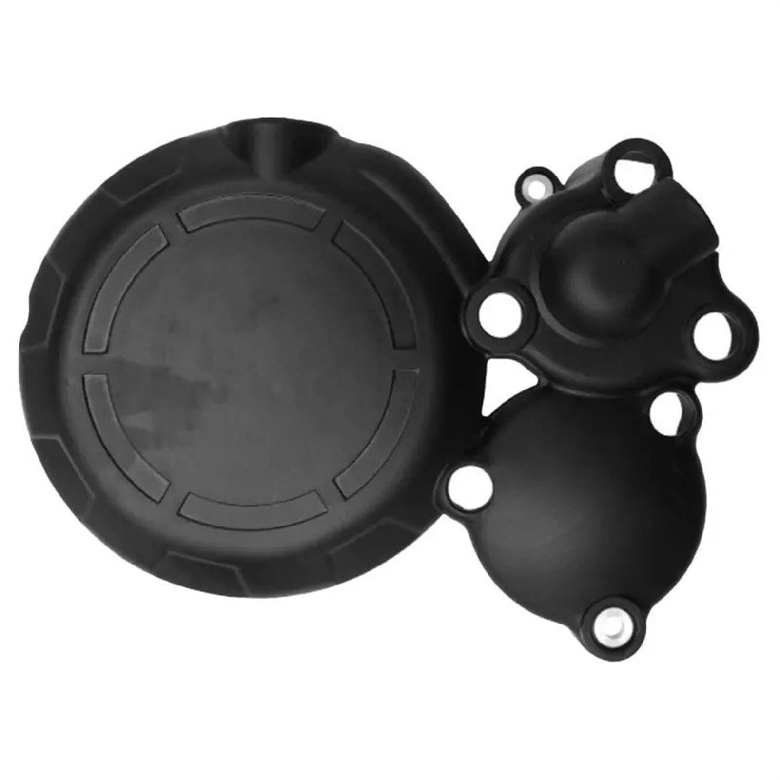 Motorrad Motordeckel Für CBS300 Für KEWS AJ1 Für NB300 Für CBS300 Motorradmotor Magnetmotor Schutzkupplung Kurbelgehäuse Kettenrad Zünddeckel Motor Abdeckung(Black Clutch Cover) von BTHMGBAE