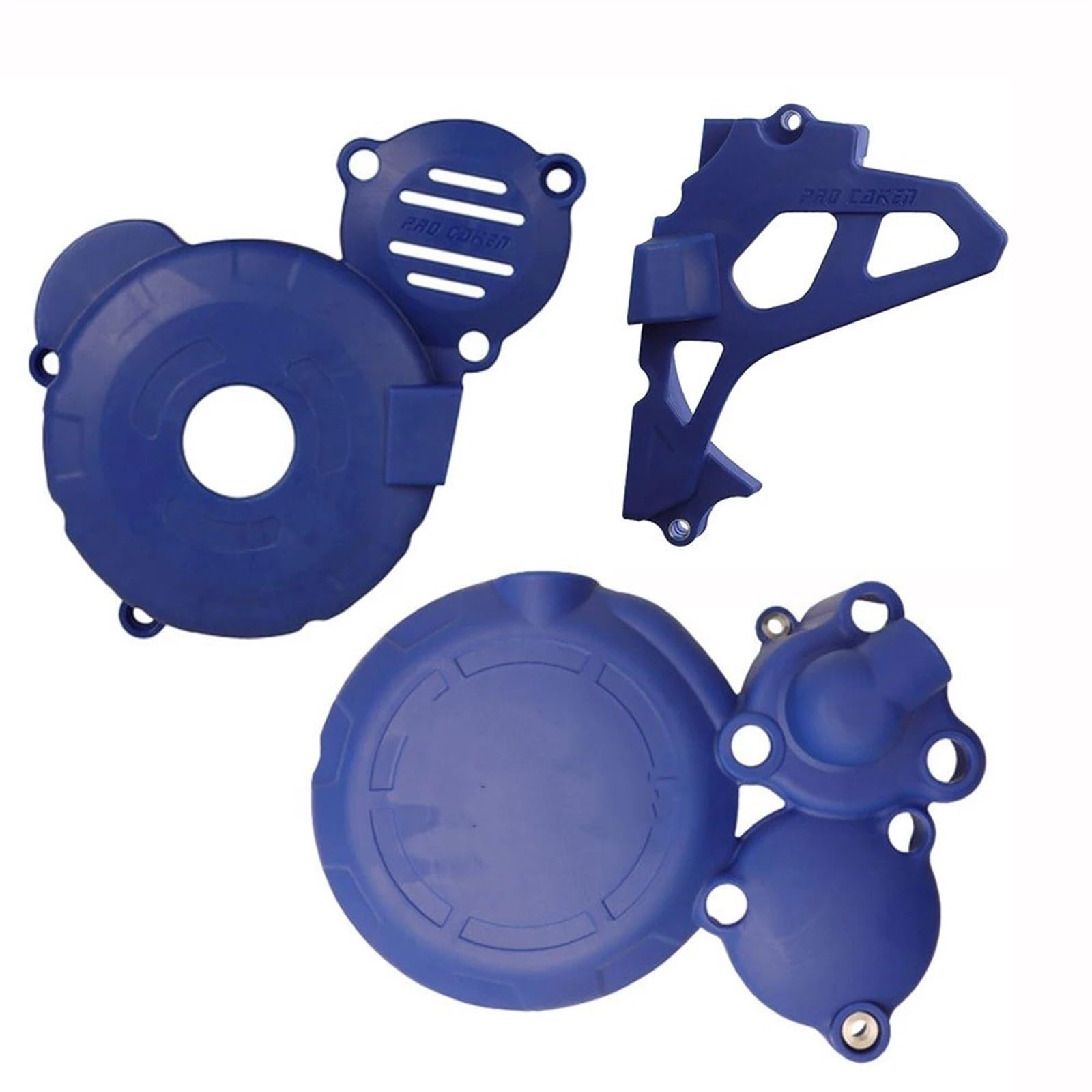 Motorrad Motordeckel Für CBS300 Für KEWS AJ1 Für NB300 Für CBS300 Motorradmotor Magnetmotor Schutzkupplung Kurbelgehäuse Kettenrad Zünddeckel Motor Abdeckung(Blue 3 Kit) von BTHMGBAE