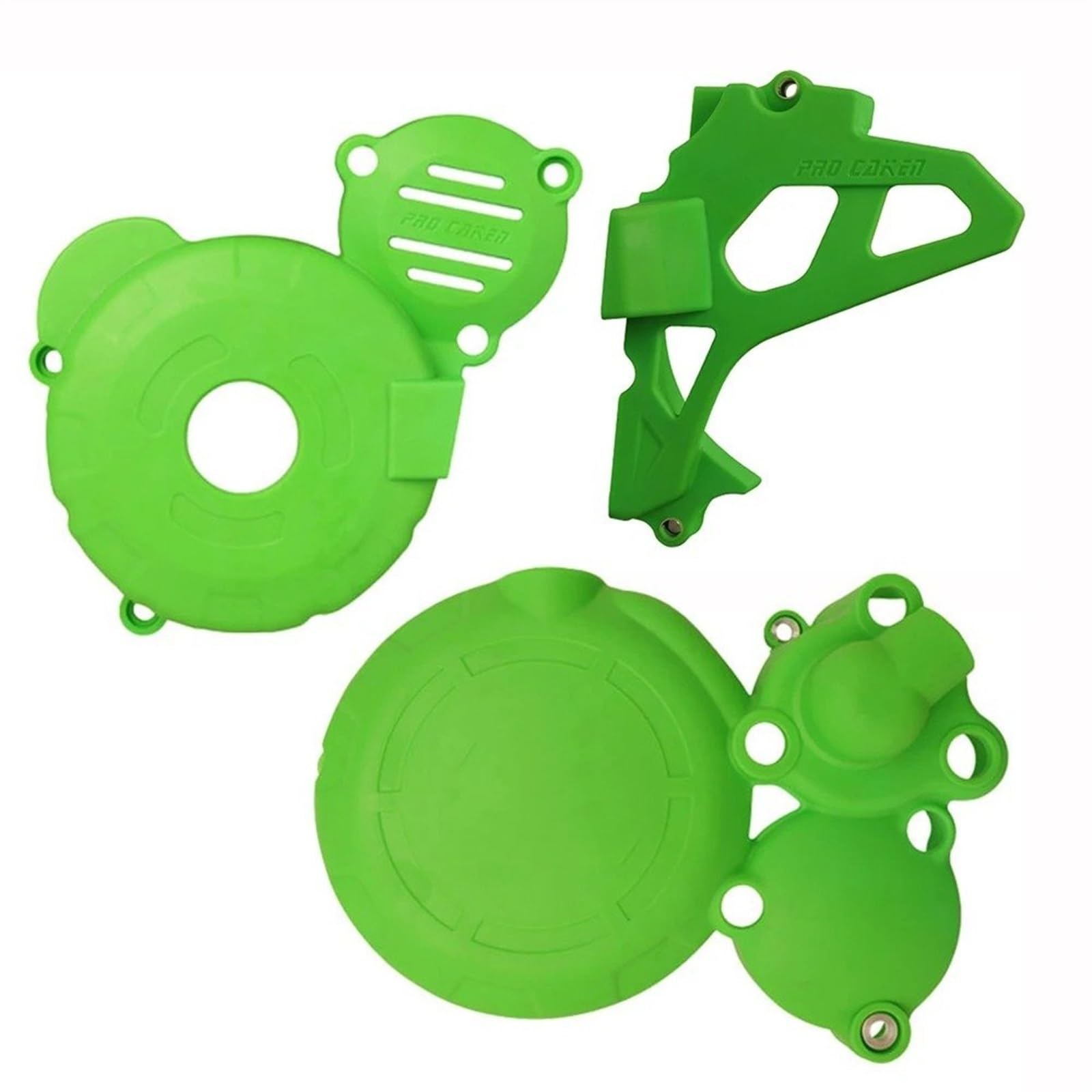 Motorrad Motordeckel Für CBS300 Für KEWS AJ1 Für NB300 Für CBS300 Motorradmotor Magnetmotor Schutzkupplung Kurbelgehäuse Kettenrad Zünddeckel Motor Abdeckung(Green 3 Kit) von BTHMGBAE