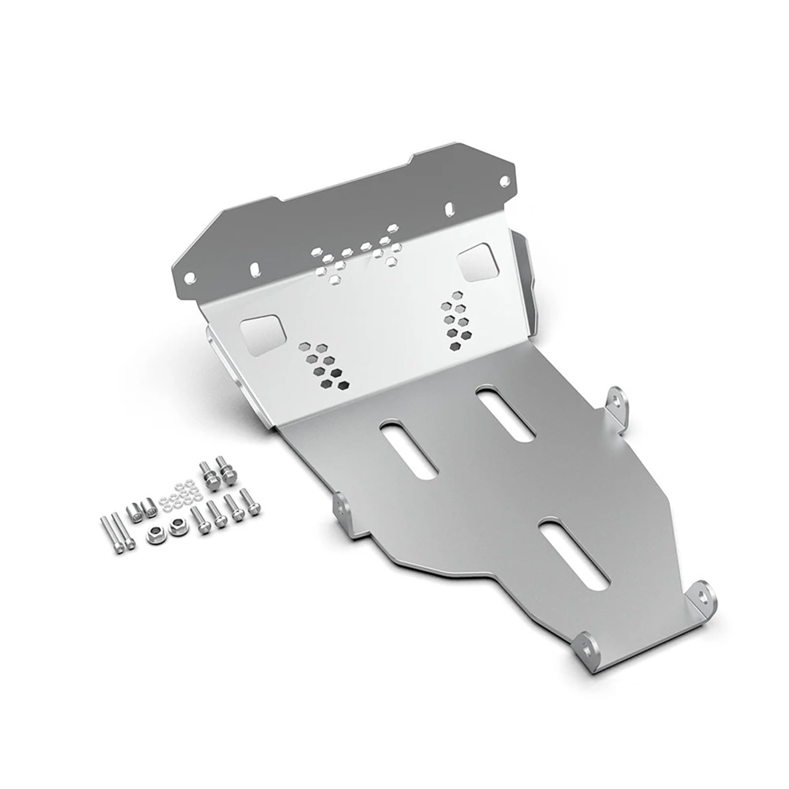 Motorrad Motordeckel Für Voge Für Valico 300 Für Rally 2023 2024 2025 Motorradzubehör Skid Plate Bash Rahmenschutz Motorchassis Guards Abdeckungen Motor Abdeckung(A-Silver) von BTHMGBAE