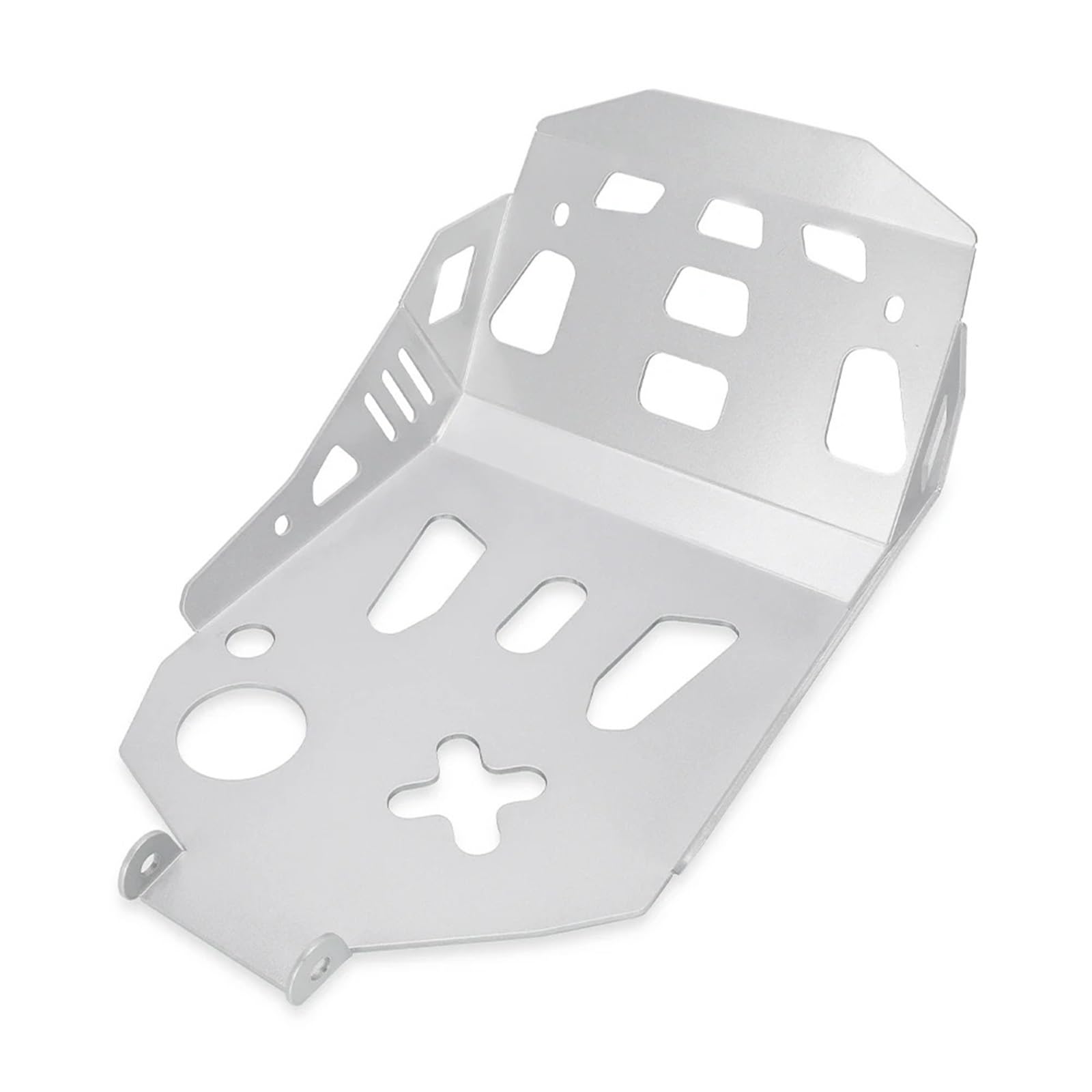 Motorrad Motordeckel Für Voge Für Valico 300 Für Rallye 2023-2025 Motorrad CNC Skid Plate Motorsockelschutz Schutz Chassis Spoiler Zubehör Motor Abdeckung(Silver) von BTHMGBAE