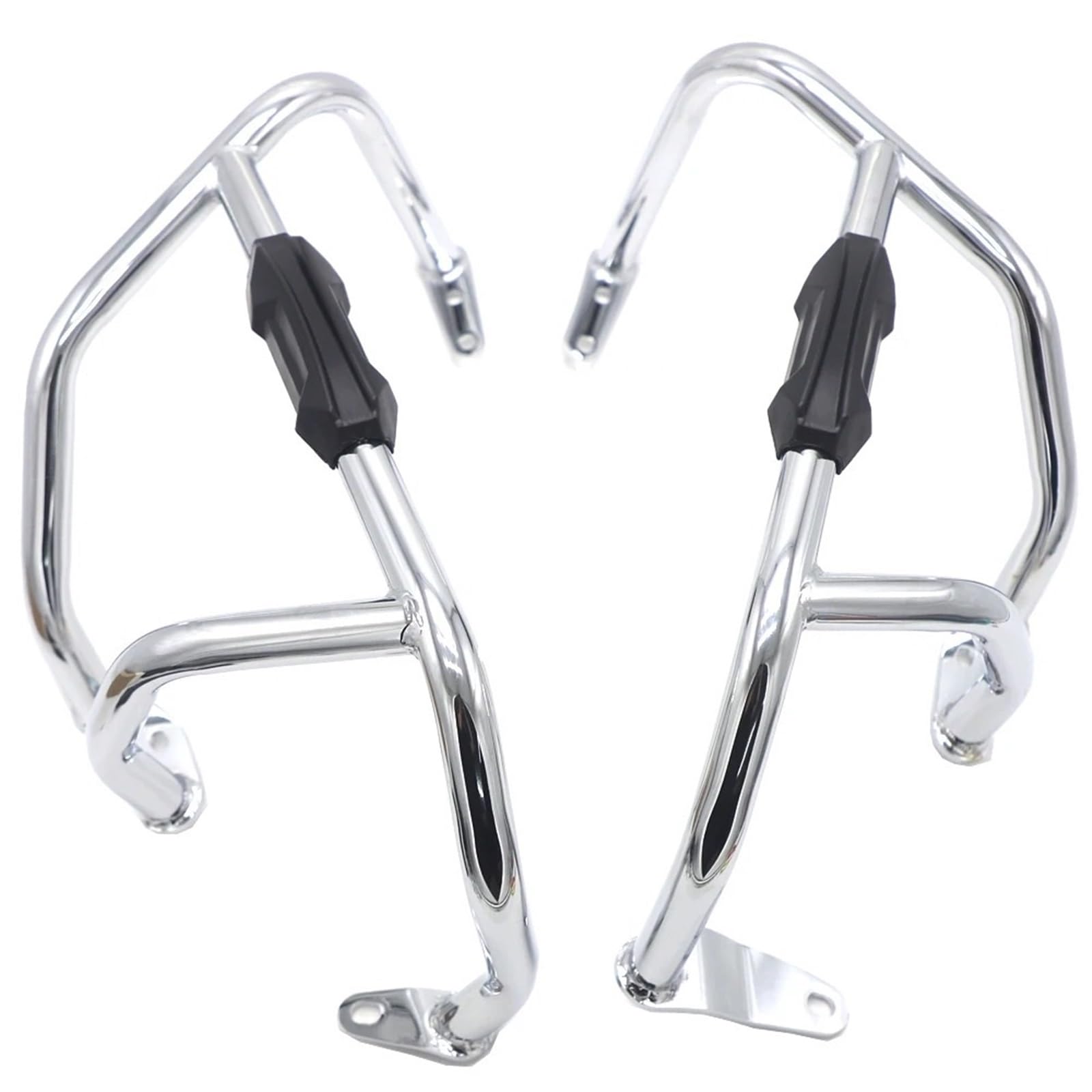 Motorrad Sturzbügel Für Goldwing GL1800 F6C 2018 2019 2020 Motorrad Motor Schutz Crash Bar Bars Stoßstange Schutz Motor Stoßfänger(Chrome with CrashBar) von BTHMGBAE