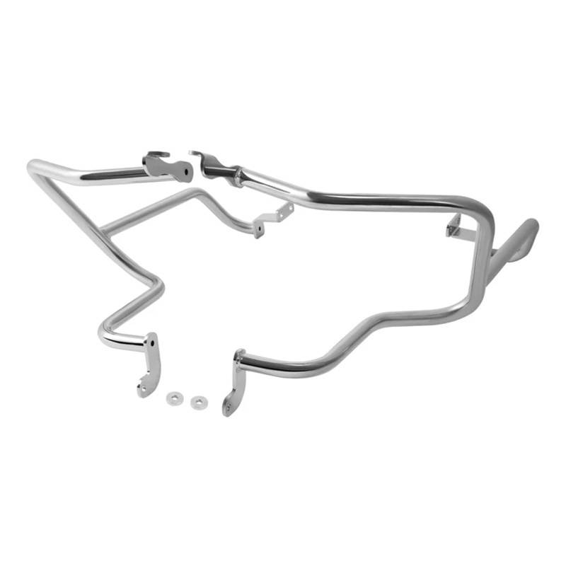 Motorrad Sturzbügel Für R18 B 2022-2023 Motorrad Sattel Crash Bars Hinten Autobahn Schutz Motor Stoßfänger(Chrome) von BTHMGBAE