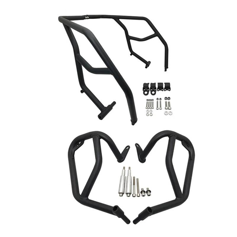 Motorrad Sturzbügel Für S1000XR Für S1000 XR Für S 1000XR 2019-2022 Motorrad Autobahn Motor Schutz Stoßstange Crash Bars Stunt Käfig Rahmen Schutz Motor Stoßfänger(Full Set Black) von BTHMGBAE