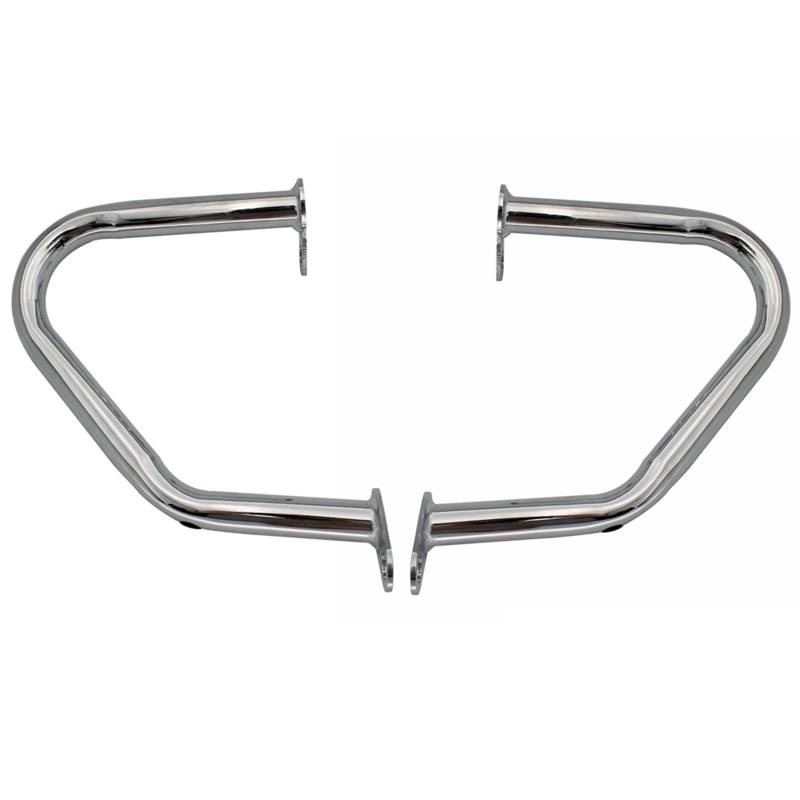 Motorrad Sturzbügel Für Triumph Für Bonneville T100 T120 Für Thruxton 1200 Für Thruxton R Motorrad Motor Schutz Crash Bar Protector Motor Stoßfänger(Chrome) von BTHMGBAE