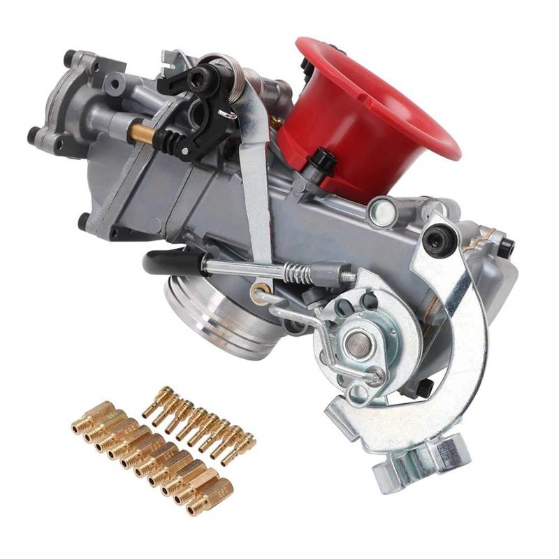 Motorrad-Vergaser Aus Zinklegierung Carburador Für FCR 28 Mm 35 Mm 41 Mm Power Jet Universal Für Keihin CRF 250ccm-450ccm Motorrad Vergaser(41) von BTHMGBAE