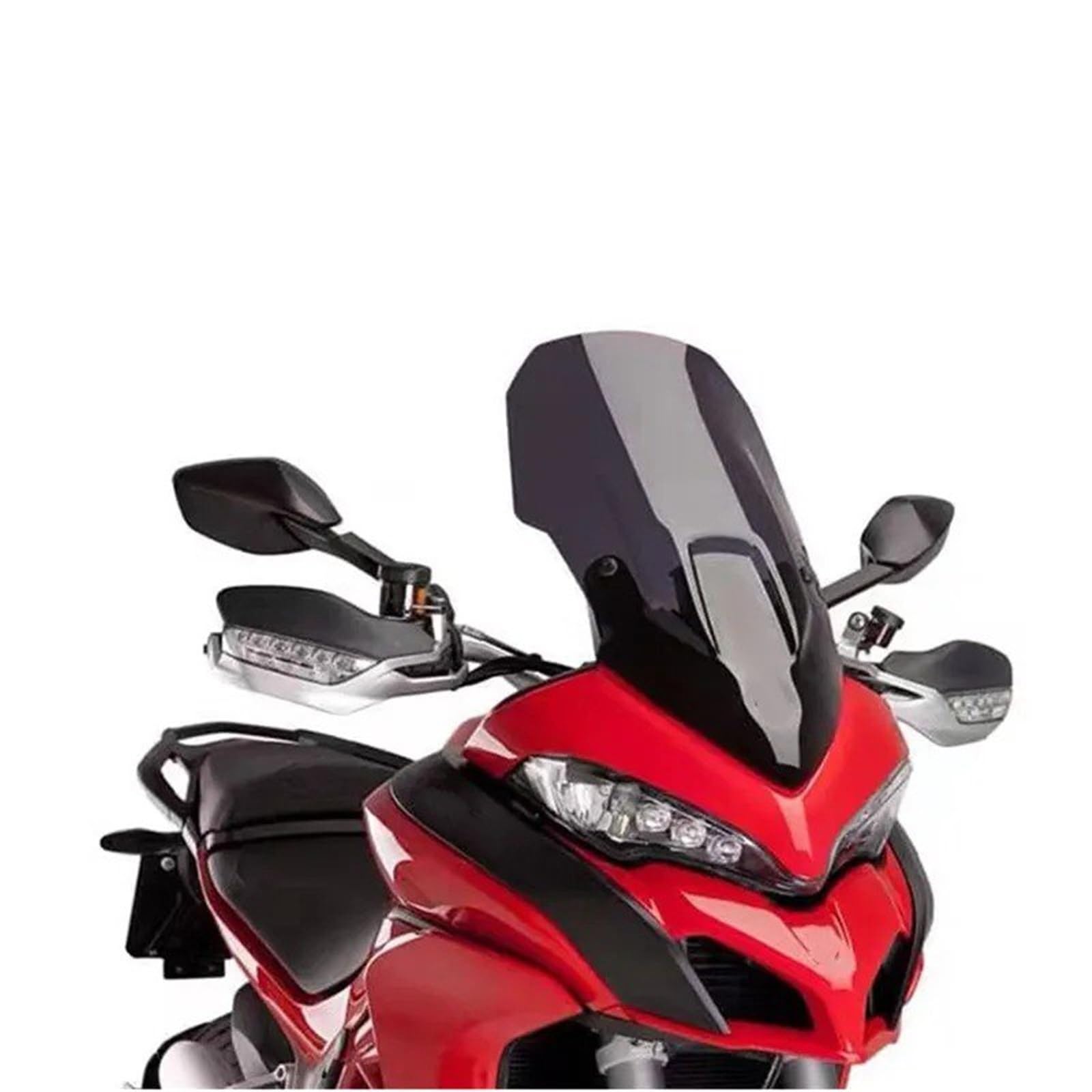 Motorrad Wind Luftabweiser Für CRF1100L Für ADV 2020-2021 Motorrad Windschutzscheibe Windschutzscheibe Windschild Spoiler(Black Smoke 600mm) von BTHMGBAE