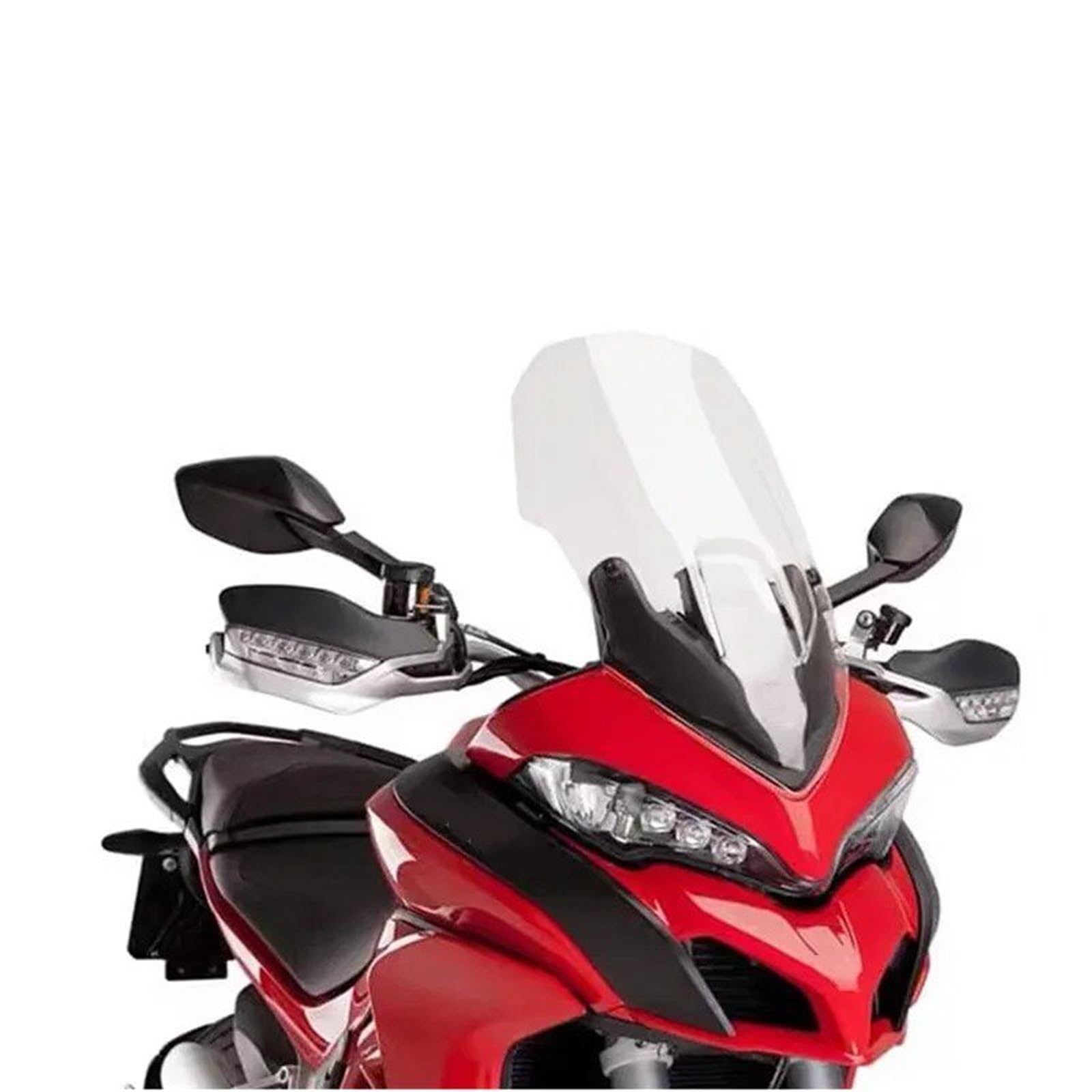 Motorrad Wind Luftabweiser Für CRF1100L Für ADV 2020-2021 Motorrad Windschutzscheibe Windschutzscheibe Windschild Spoiler(Transparent 600mm) von BTHMGBAE