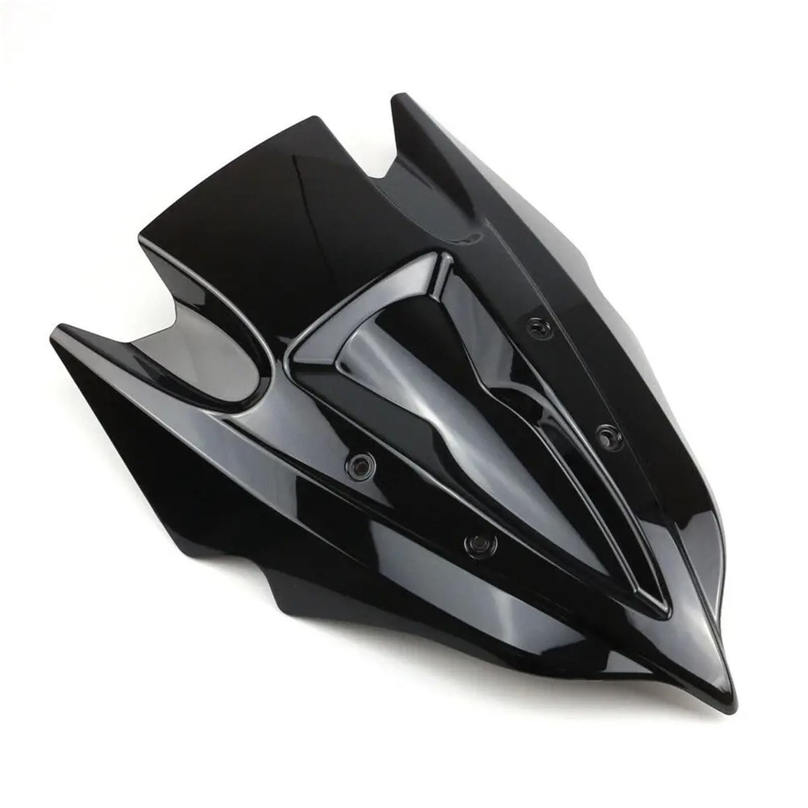 Motorrad Wind Luftabweiser Für Kawasaki Für Z250 Für Z300 2013-2018 Motorrad Schwarz Double Bubble Windschutz Windschutz Bildschirm ABS Schild Windschild Spoiler von BTHMGBAE