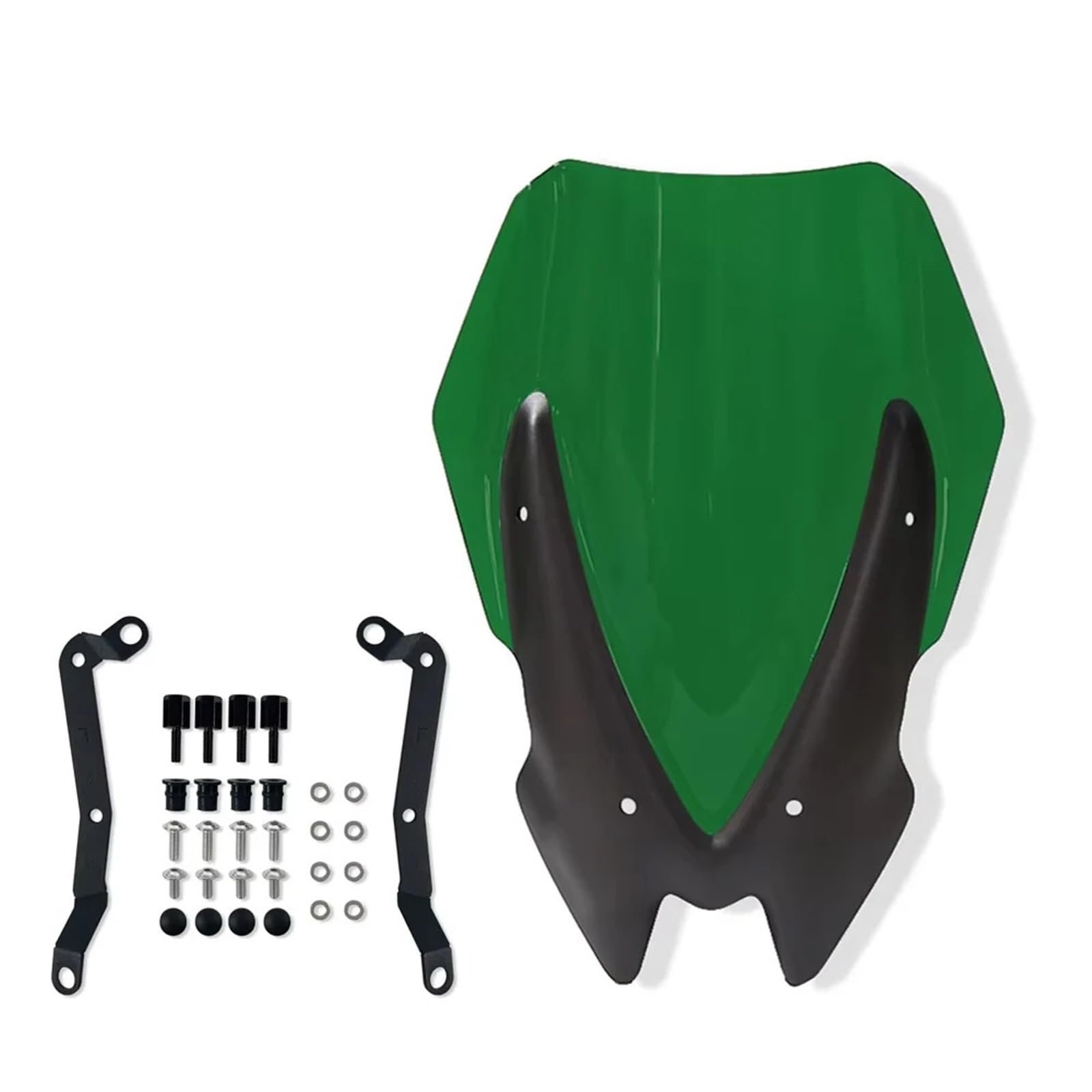 Motorrad Wind Luftabweiser Für Kawasaki Für Z900 2020-2022 Bildschirm Motorrad Zubehör Sport Windschutz Windschutz Viser Visier Windabweiser Windschild Spoiler(A-Green) von BTHMGBAE