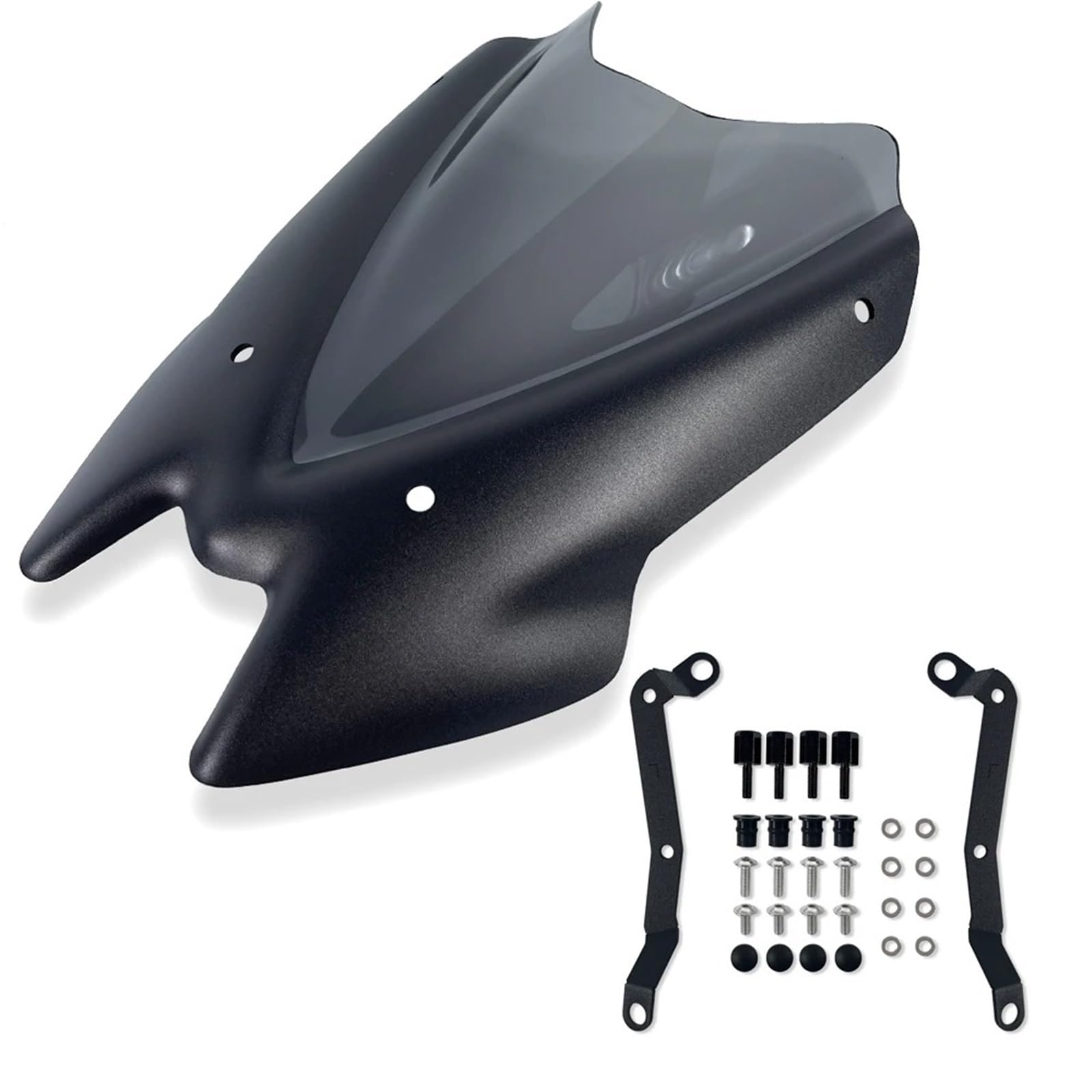 Motorrad Wind Luftabweiser Für Kawasaki Für Z900 2020-2022 Bildschirm Motorrad Zubehör Sport Windschutz Windschutz Viser Visier Windabweiser Windschild Spoiler(B-Gray) von BTHMGBAE