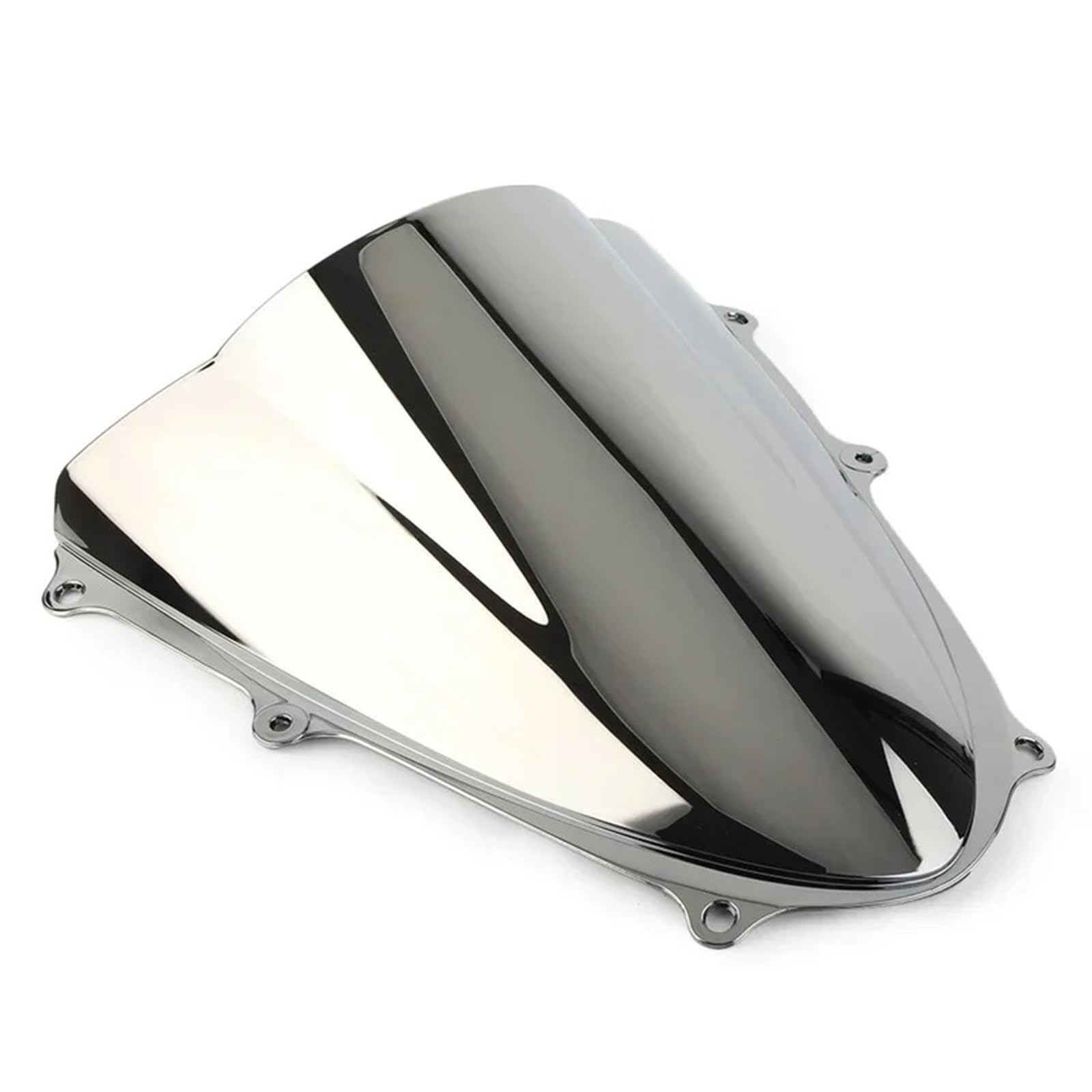 Motorrad Wind Luftabweiser Für Suzuki Für GSXR1000 K9 2009-2016 Motorrad Windschutzscheibe Windschutz Double Bubble Windschild Spoiler(Silver) von BTHMGBAE