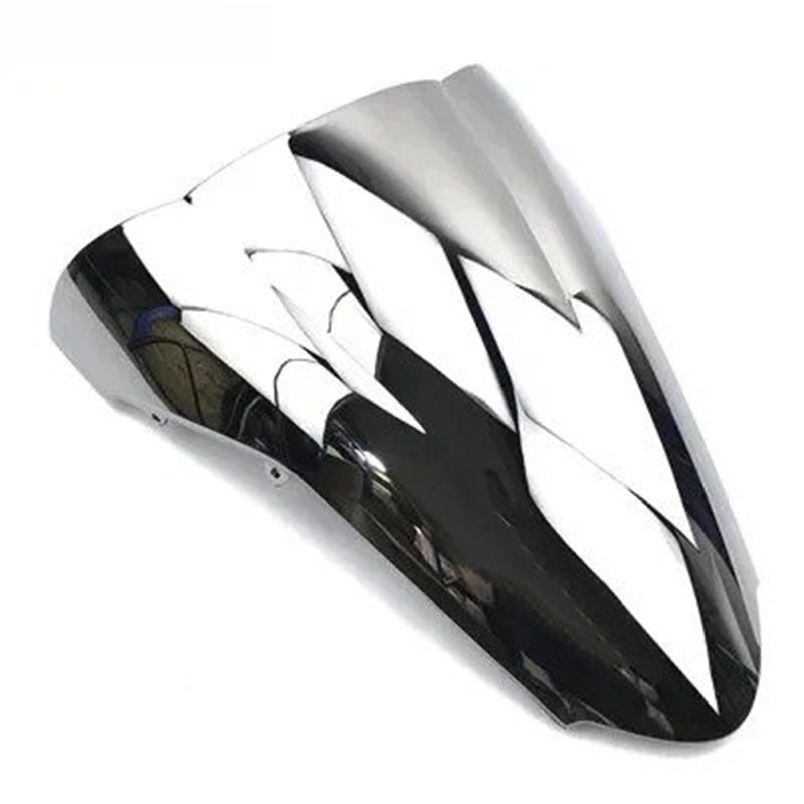 Motorrad Wind Luftabweiser Für VFR800 2002-2012 Bildschirm Motorräder Windschutzscheibe Windschutzscheibe Windschild Spoiler(Chrome) von BTHMGBAE