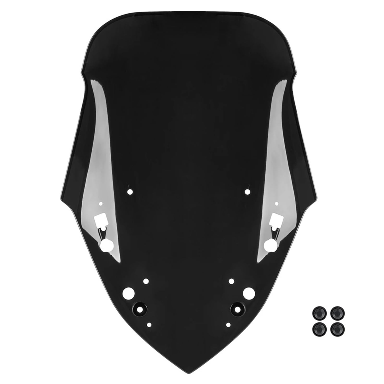 Motorrad Wind Luftabweiser Für X-MAX 300 Für X-MAX 250 2017-2022 Windschutzscheibe Windschutz Motorrad Windabweiser Windschild Spoiler(Black) von BTHMGBAE