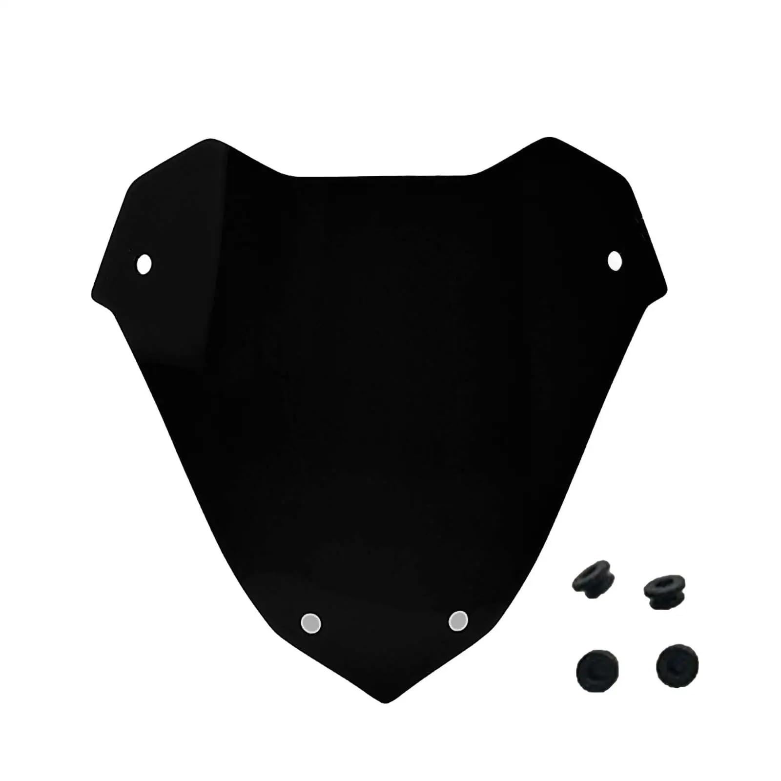 Motorrad Wind Luftabweiser Für Xmax 300 Motorrad-Sport-Windschutzscheiben-Ersatz Windschild Spoiler(Black) von BTHMGBAE