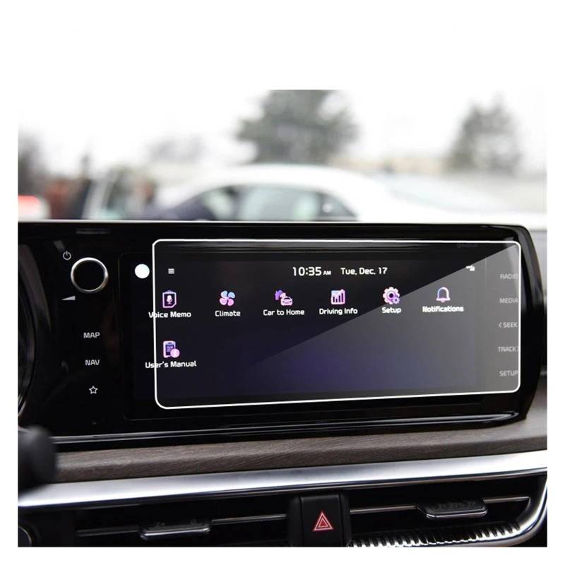 Navigation Displayschutzfolie Für Kia Für K5 2020 9H Gehärtetes Glas LCD Screen Schutz Film Aufkleber Auto Navigation Navigation Panzerglas Schutzfolie von BTHMGBAE