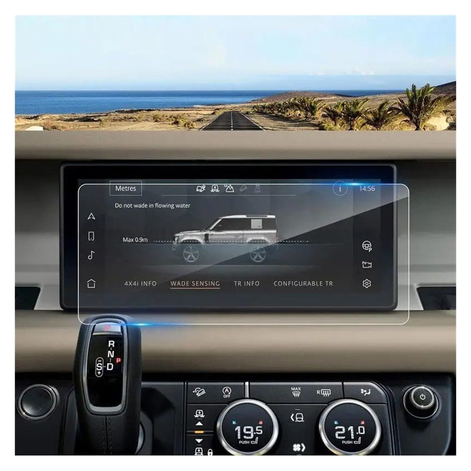 Navigation Displayschutzfolie Für Land Für Rover Für Defender 90 110 2020 2021 Gehärtetem Glas Screen Protector Film 10 Zoll GPS Center Display Anti-Scratch Navigation Panzerglas Schutzfolie von BTHMGBAE