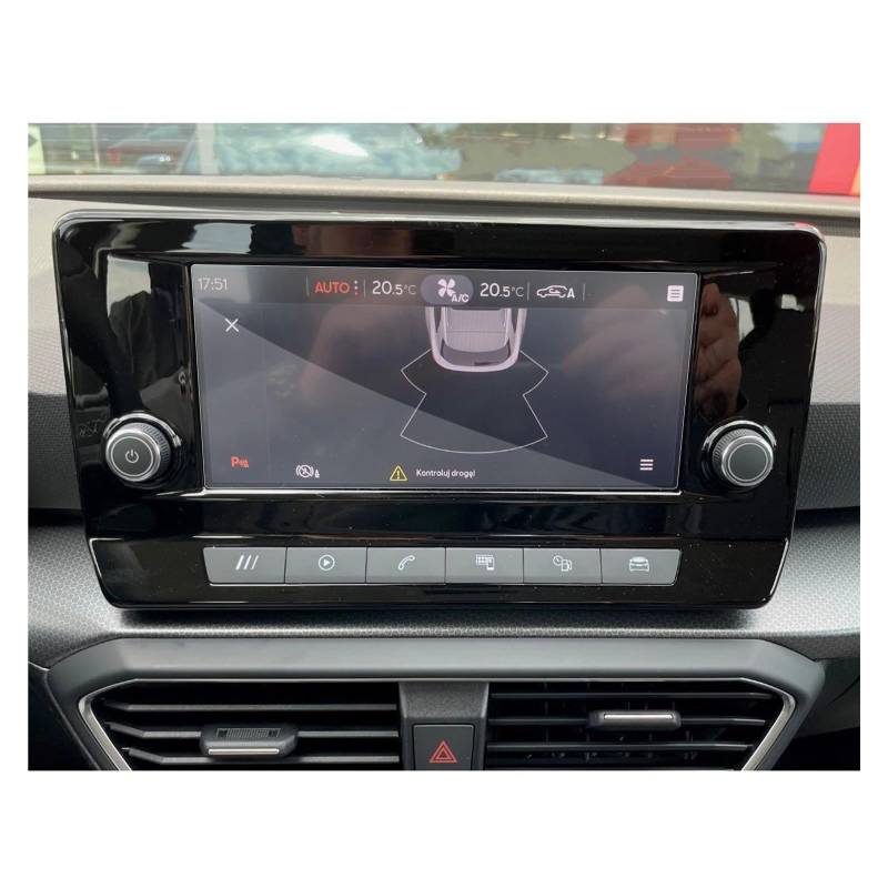 Navigation Displayschutzfolie Für Leon Für MK4 Für Ateca 2022 Auto Screen Protector 8,25 Zoll GPS Navigation Touch Center Display Auto Innen Zubehör Navigation Panzerglas Schutzfolie von BTHMGBAE